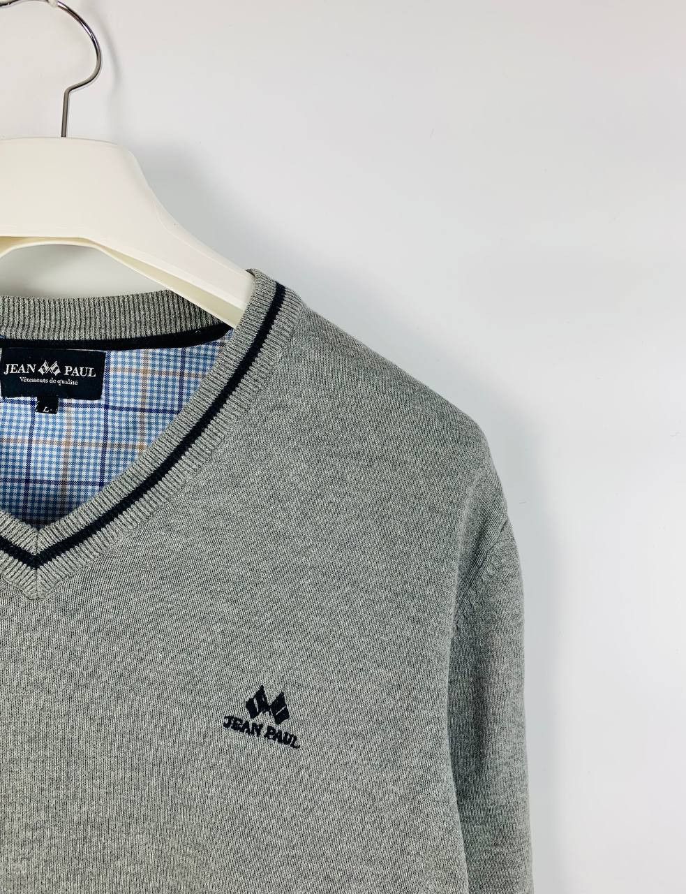 Vintage Jean Paul sweater gray cotton L Size US L / EU 52-54 / 3 - 4 Thumbnail