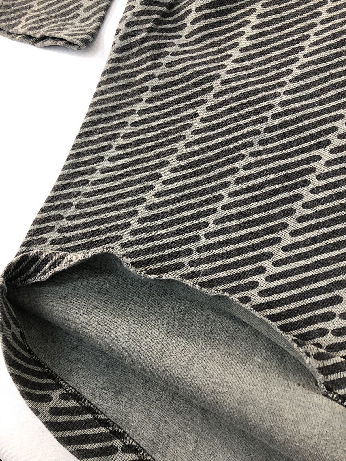 Designer × Issey Miyake × Japanese Brand 90s Plantation Issey Miyake Striped Turtle Neck Design Size M / US 6-8 / IT 42-44 - 10 Thumbnail