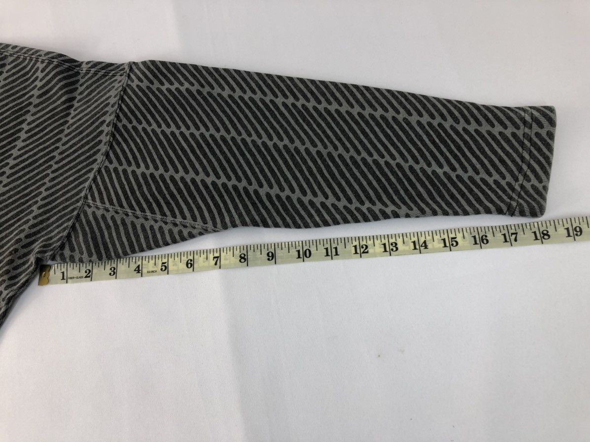 Designer × Issey Miyake × Japanese Brand 90s Plantation Issey Miyake Striped Turtle Neck Design Size M / US 6-8 / IT 42-44 - 9 Thumbnail