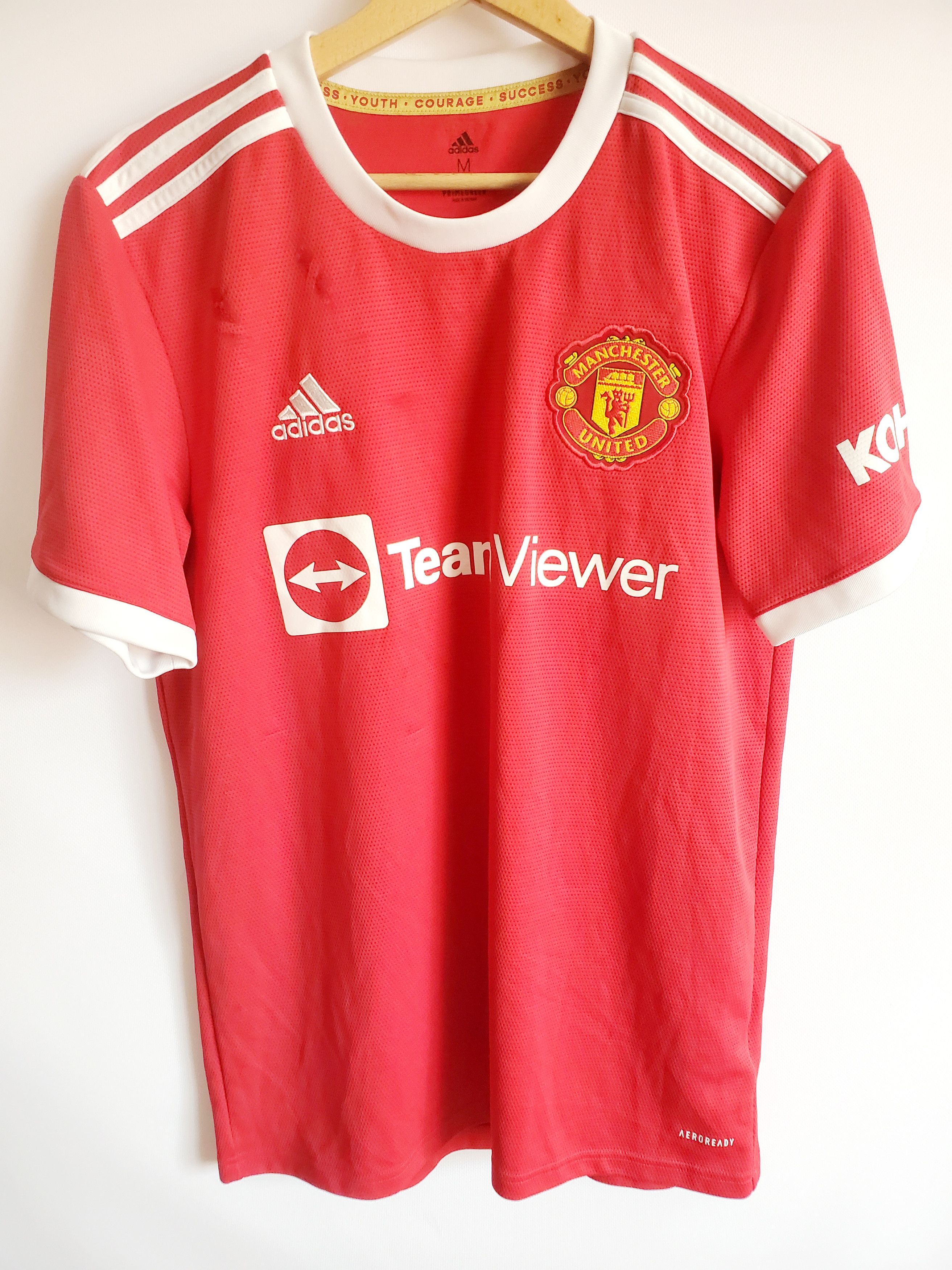 Adidas Adidas Manchester United Mens 21/22 Home Soccer Jersey M Size US M / EU 48-50 / 2 - 1 Thumbnail