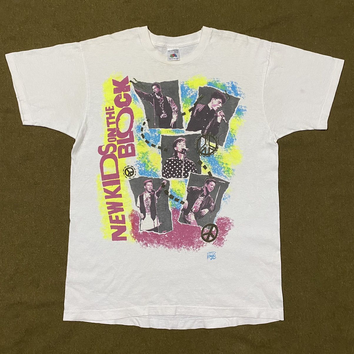 New Kids On The Block VTG 90S NEW KIDS ON THE BLOCK BOYBAND Size US XL / EU 56 / 4 - 1 Thumbnail