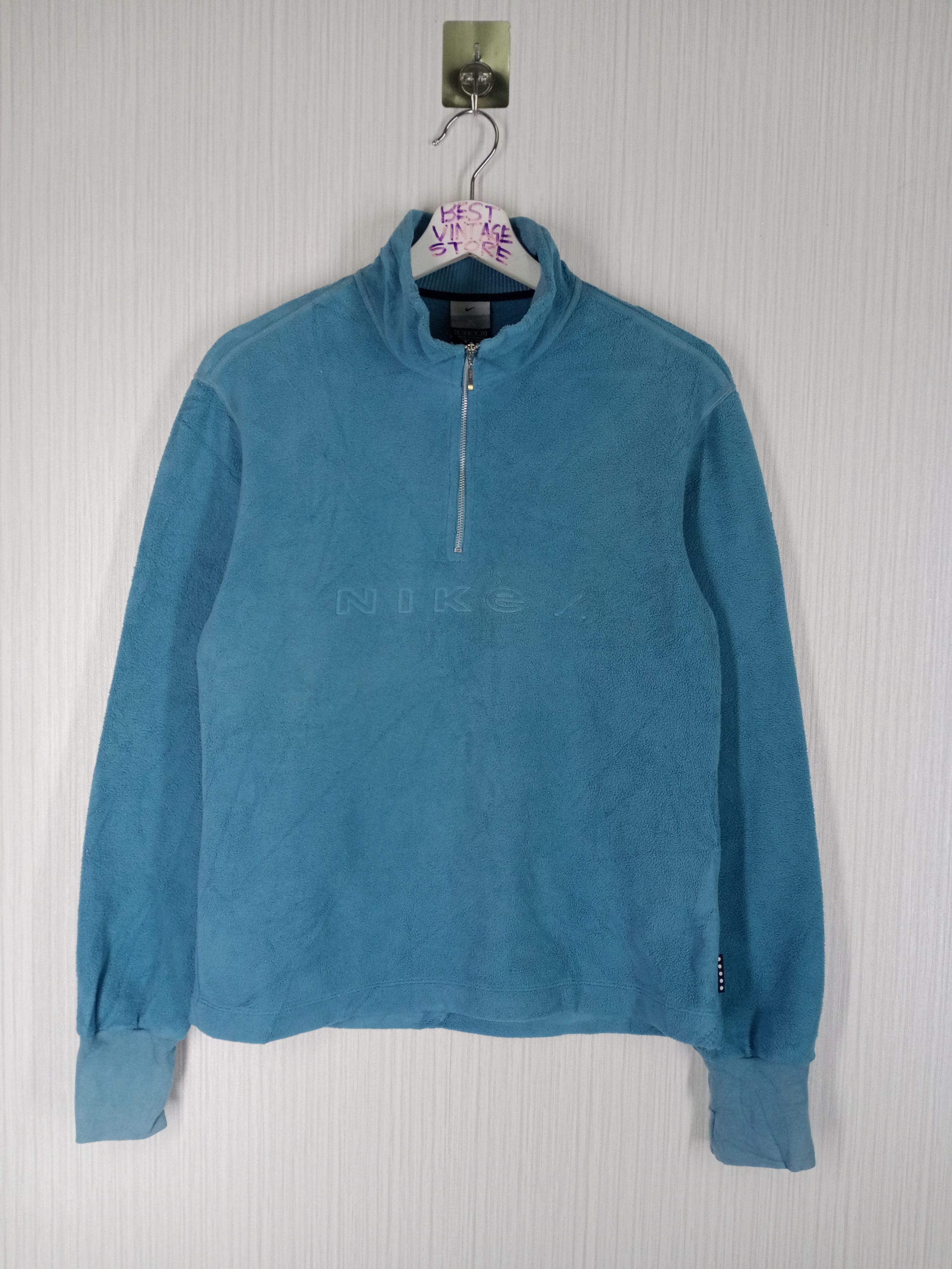 Nike NIKE GOLF Big Logo Fleece Half Zipper Sweatshirt Size US S / EU 44-46 / 1 - 2 Thumbnail