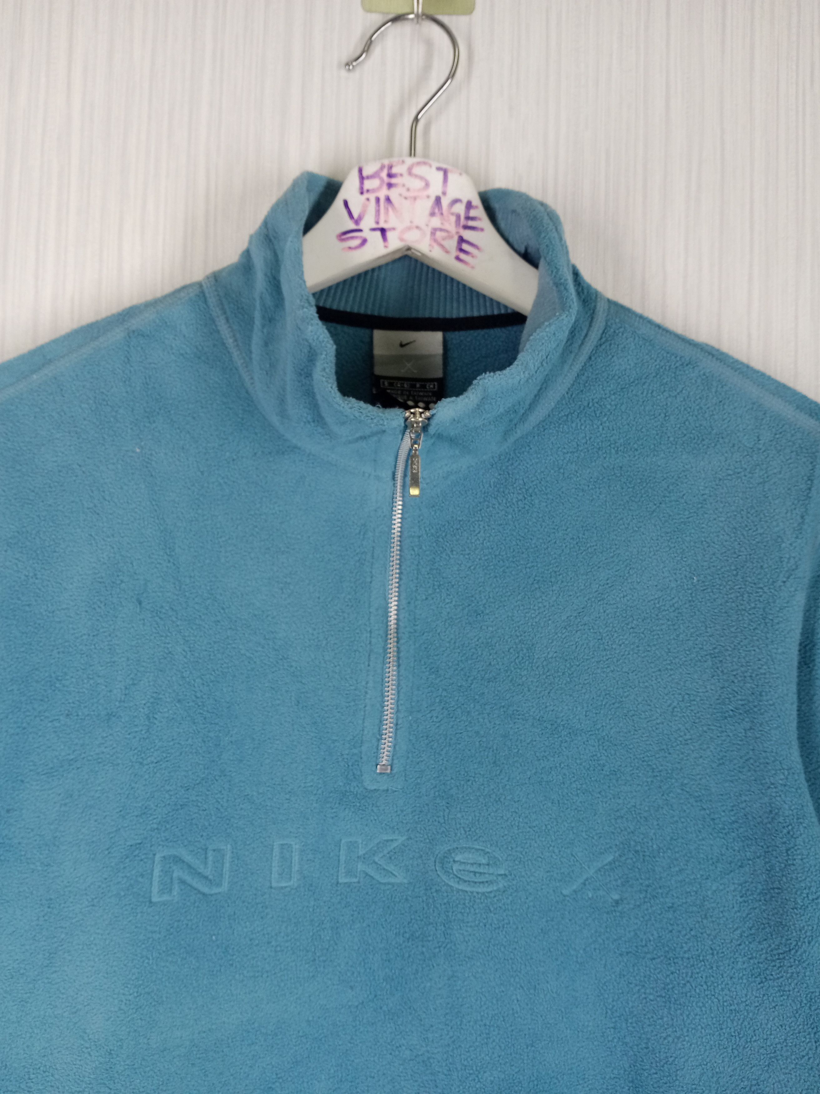Nike NIKE GOLF Big Logo Fleece Half Zipper Sweatshirt Size US S / EU 44-46 / 1 - 1 Thumbnail