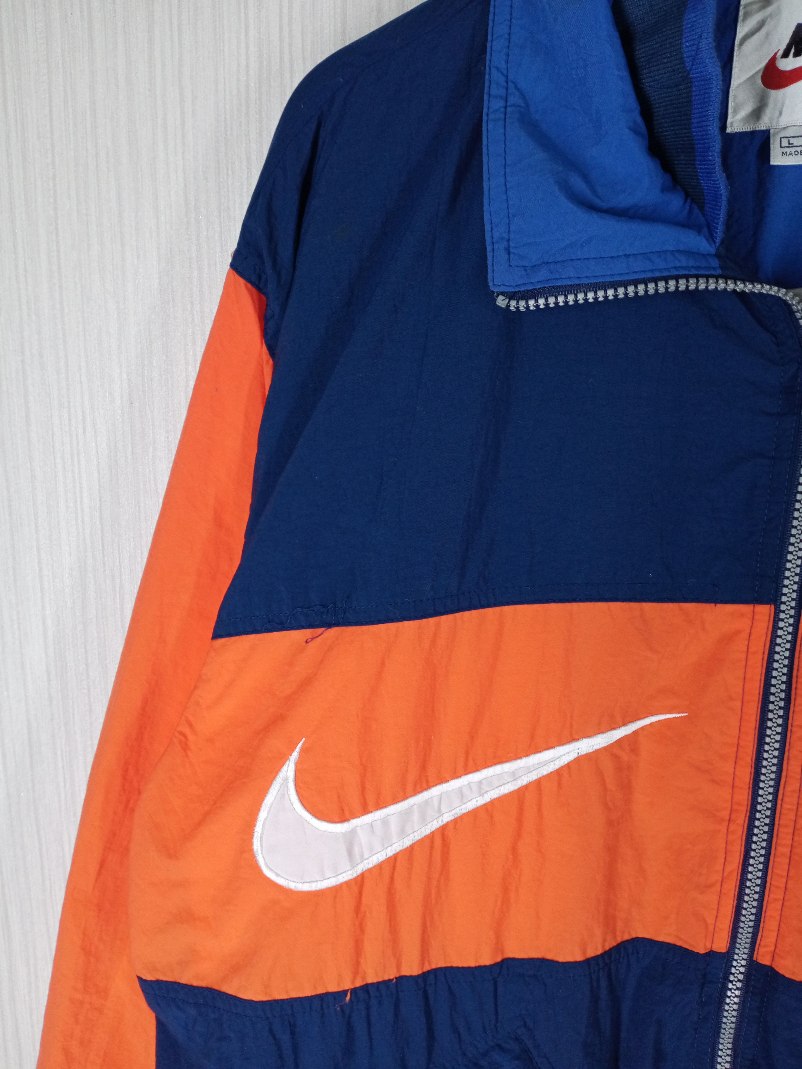 Nike Vintage 90s Nike Jacket Embroidery Big Logo Multicolour Size US L / EU 52-54 / 3 - 6 Thumbnail