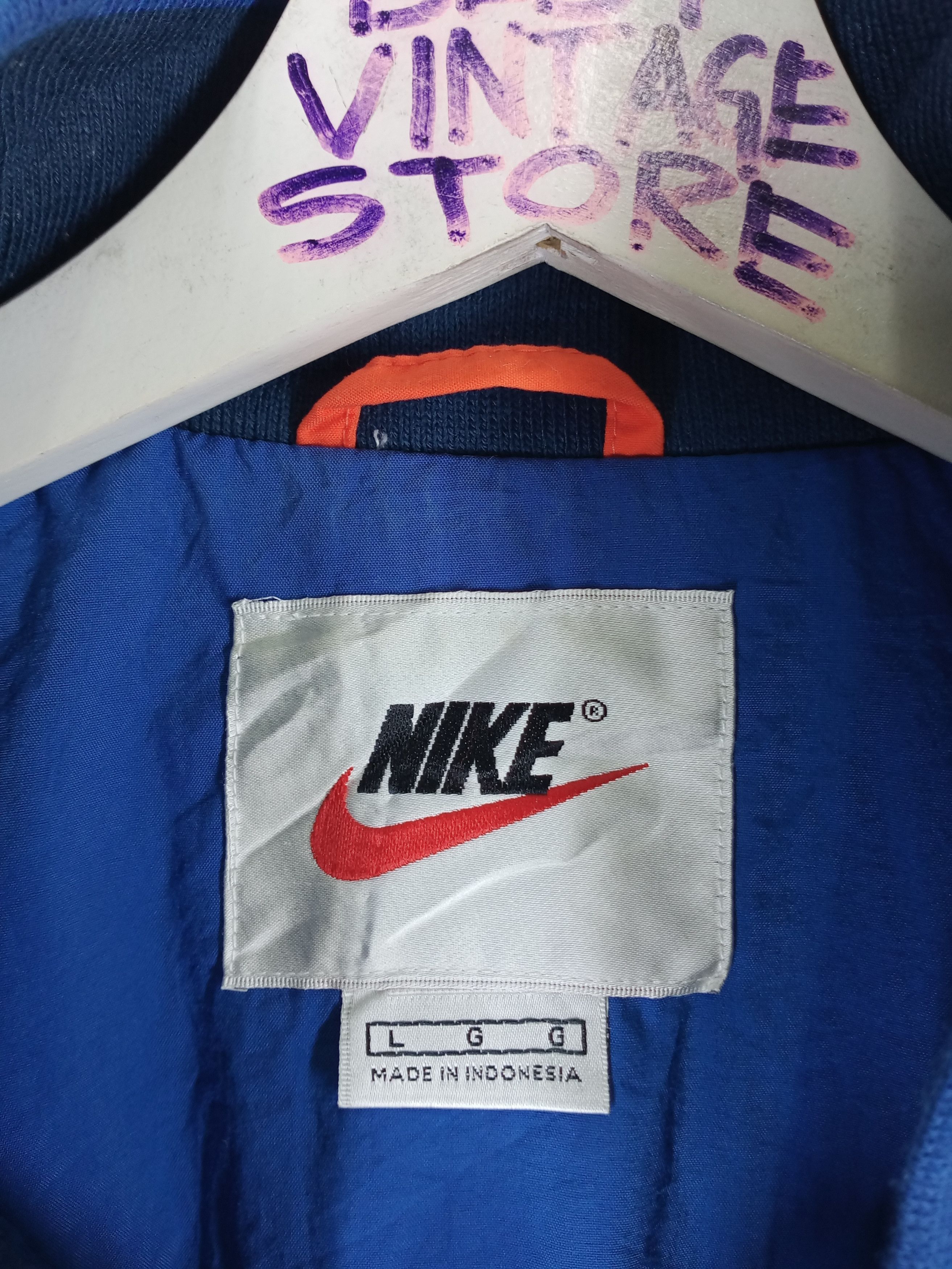 Nike Vintage 90s Nike Jacket Embroidery Big Logo Multicolour Size US L / EU 52-54 / 3 - 4 Thumbnail