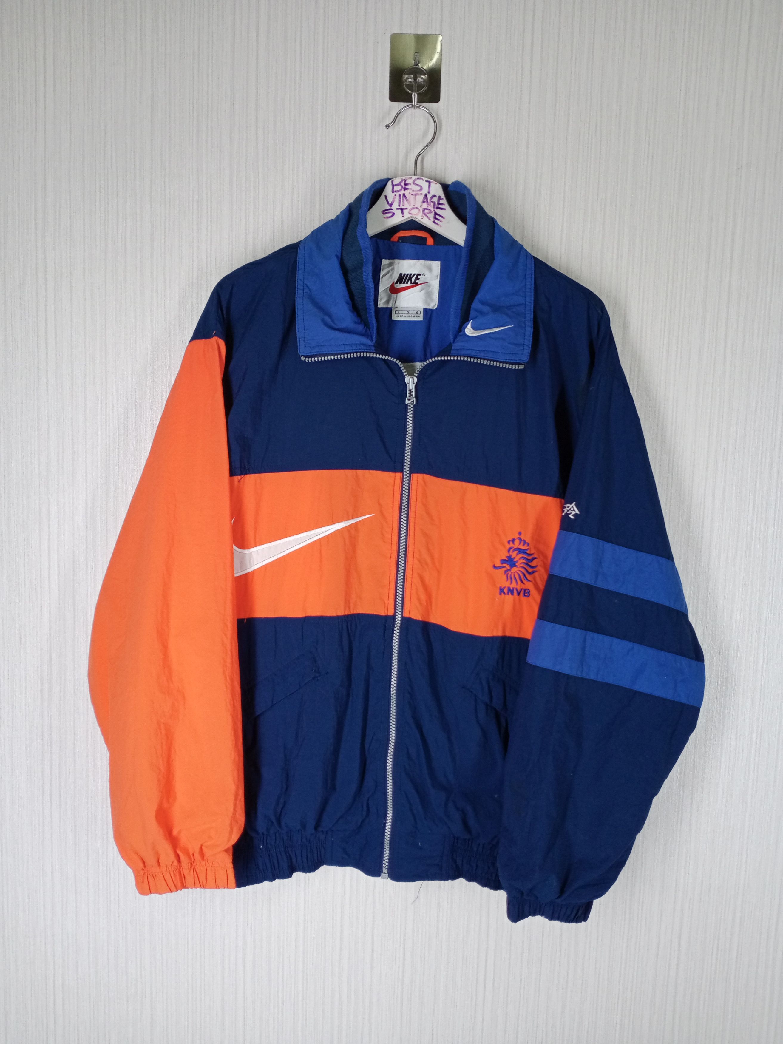 Nike Vintage 90s Nike Jacket Embroidery Big Logo Multicolour Size US L / EU 52-54 / 3 - 3 Thumbnail