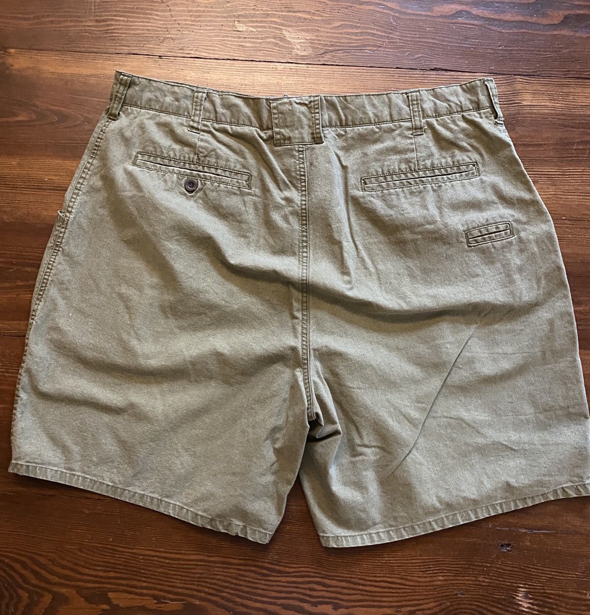 Bert Pulitzer Vintage 80’s Bert Pulitzer Faded Brown Dad Shorts Size US 38 / EU 54 - 9 Thumbnail