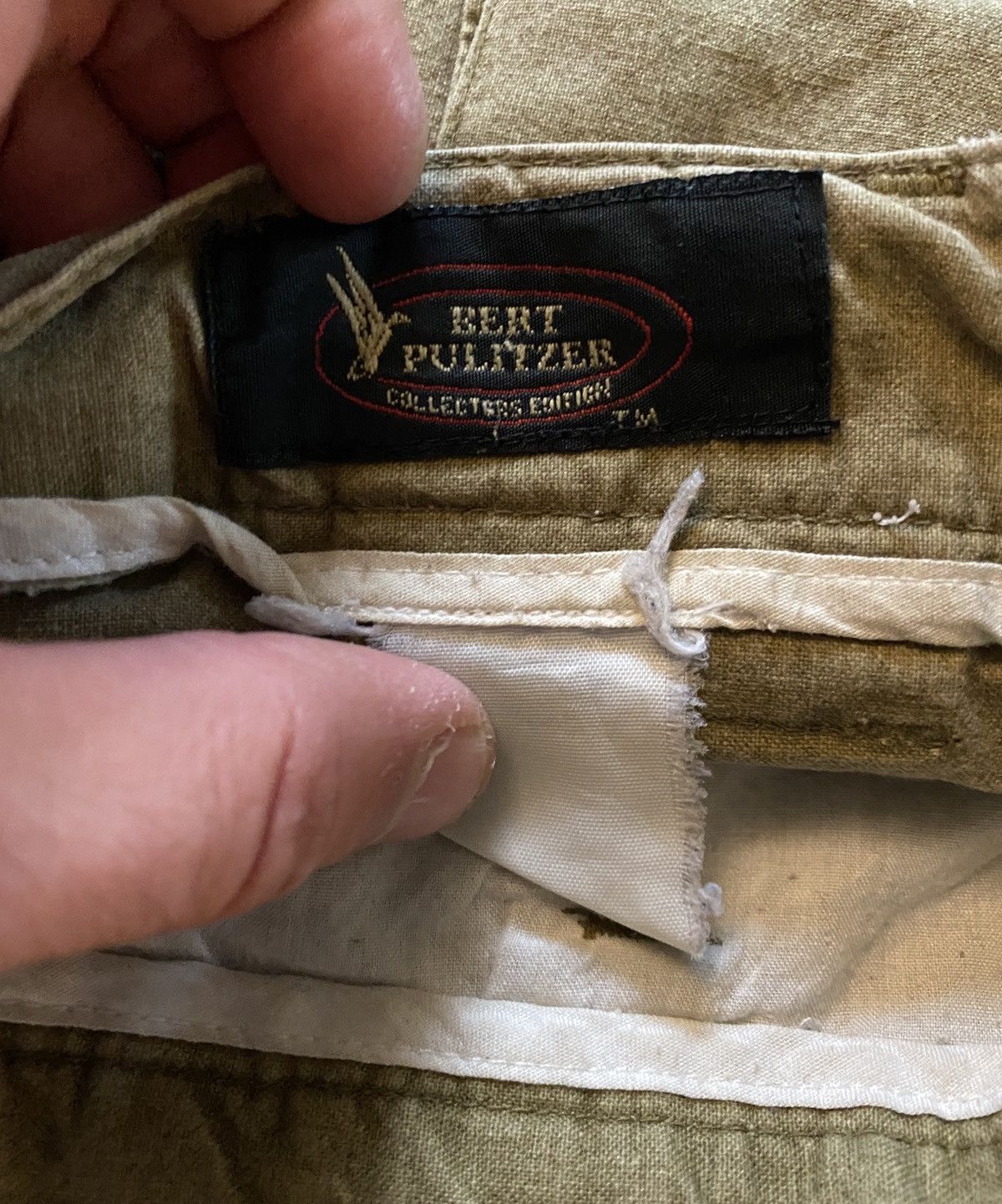 Bert Pulitzer Vintage 80’s Bert Pulitzer Faded Brown Dad Shorts Size US 38 / EU 54 - 8 Thumbnail