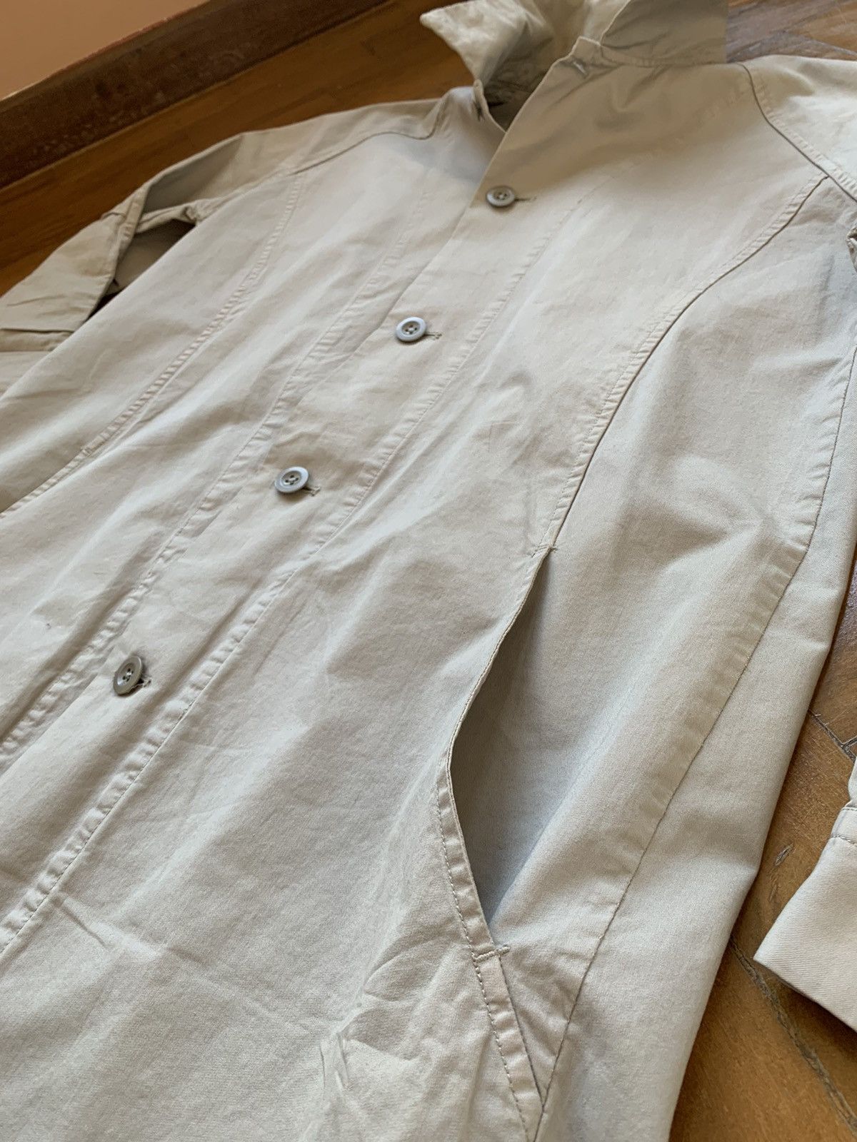 The Viridi-anne The Viridi Anne Japan Made Lightweight Long Cotton Trench Size US M / EU 48-50 / 2 - 7 Thumbnail