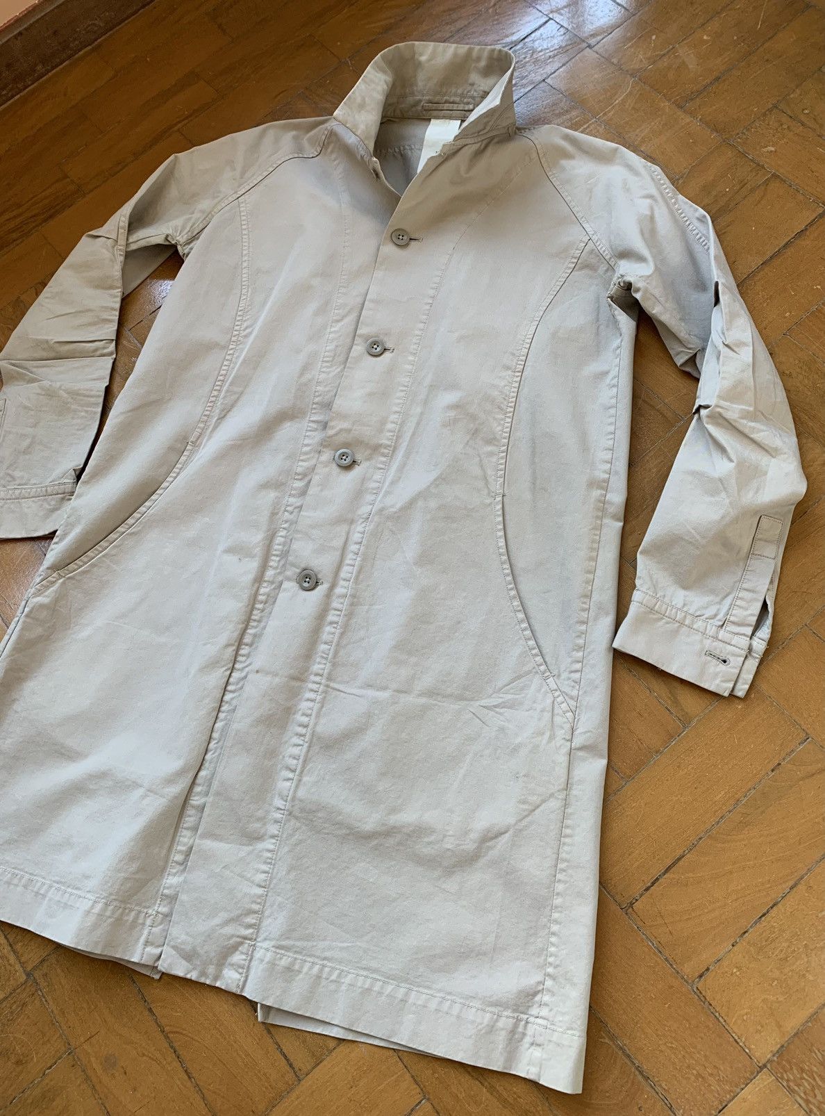 The Viridi-anne The Viridi Anne Japan Made Lightweight Long Cotton Trench Size US M / EU 48-50 / 2 - 2 Thumbnail
