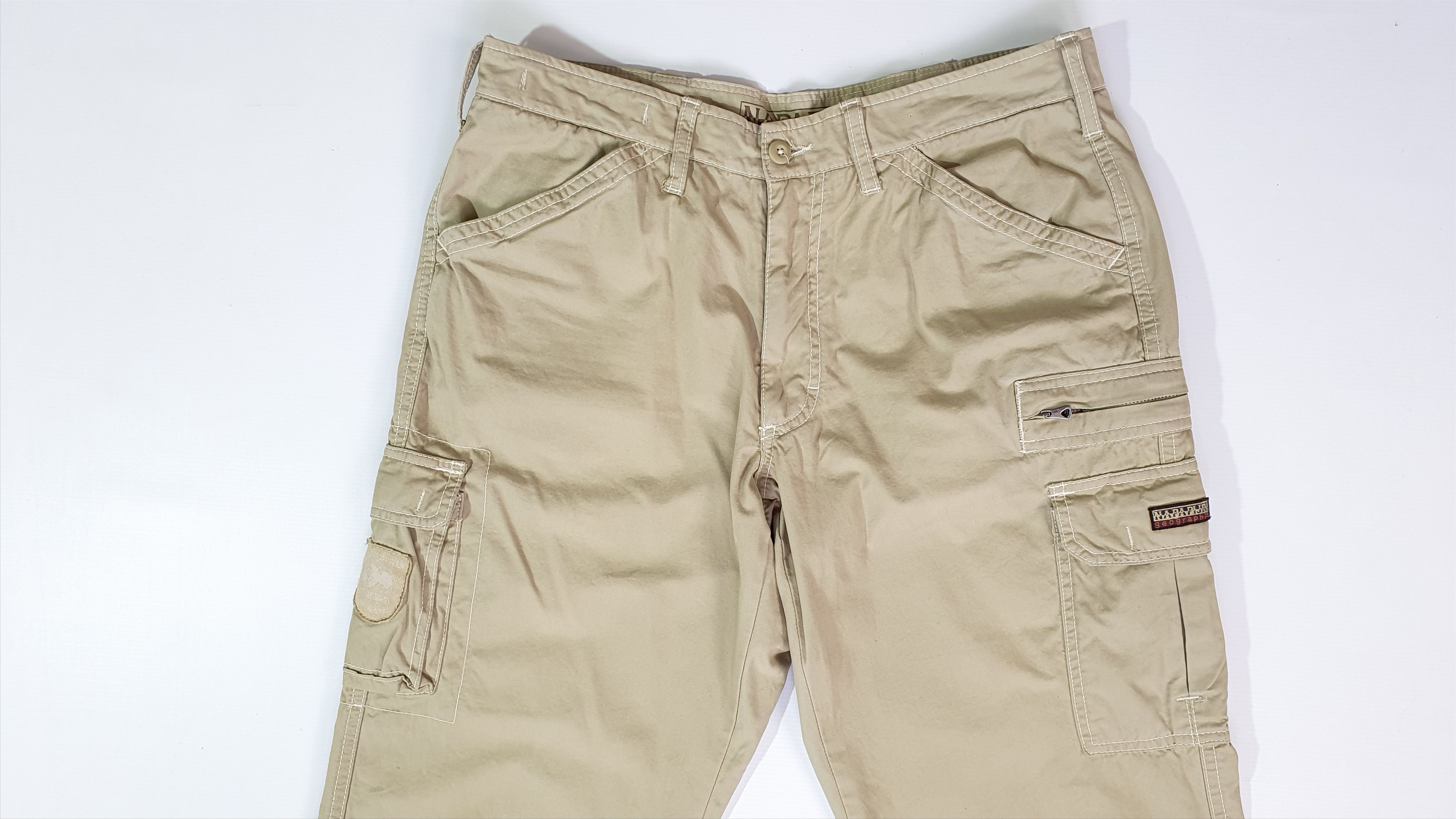 Japanese Brand × Napapijri Rare NAPAPIJRI Cargo Pants Travis Scott Style Size US 32 / EU 48 - 3 Thumbnail