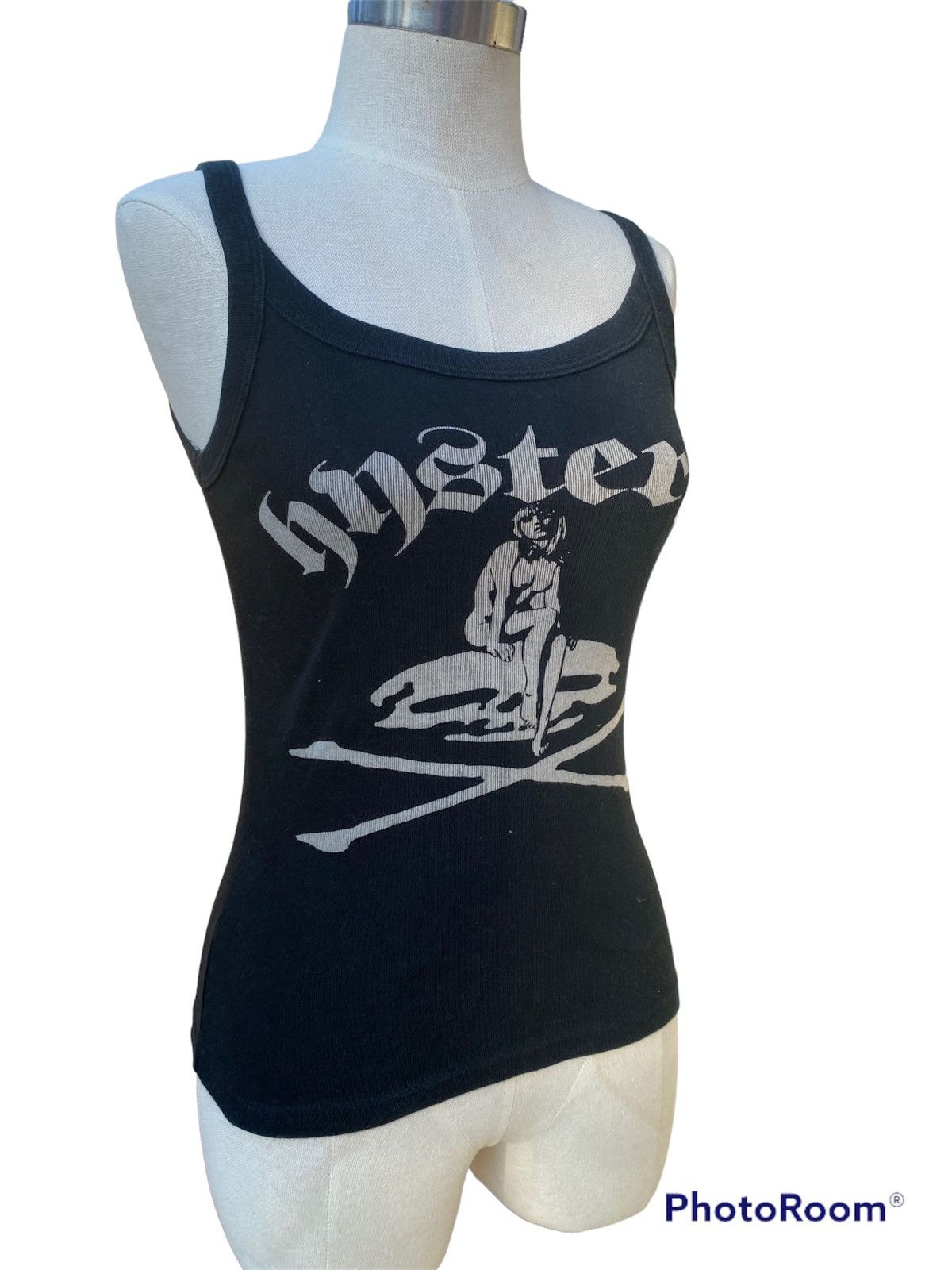 image of Hysteric Glamour x Vintage Bad Girl Tank in Black, Women's (Size Small)