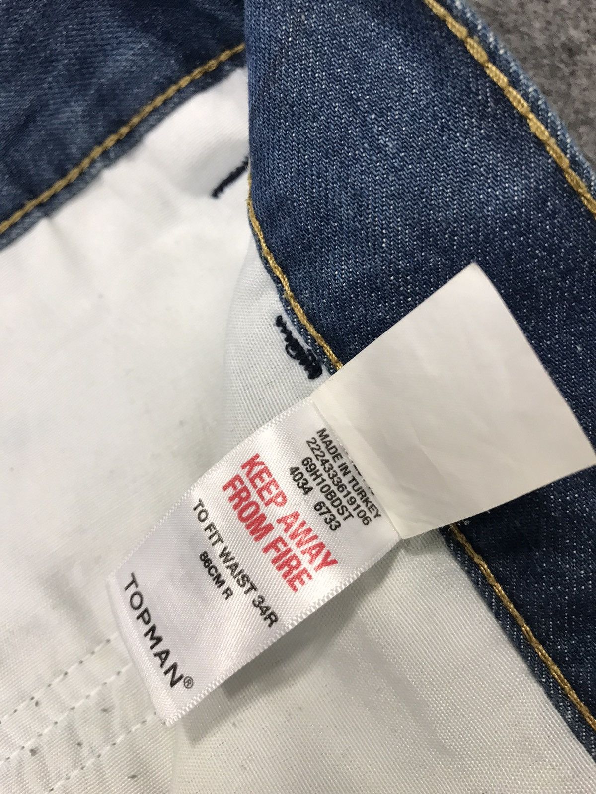 Topman × Vintage Vintage Topman Design Baggy Jeans Button Design Size US 34 / EU 50 - 14 Thumbnail