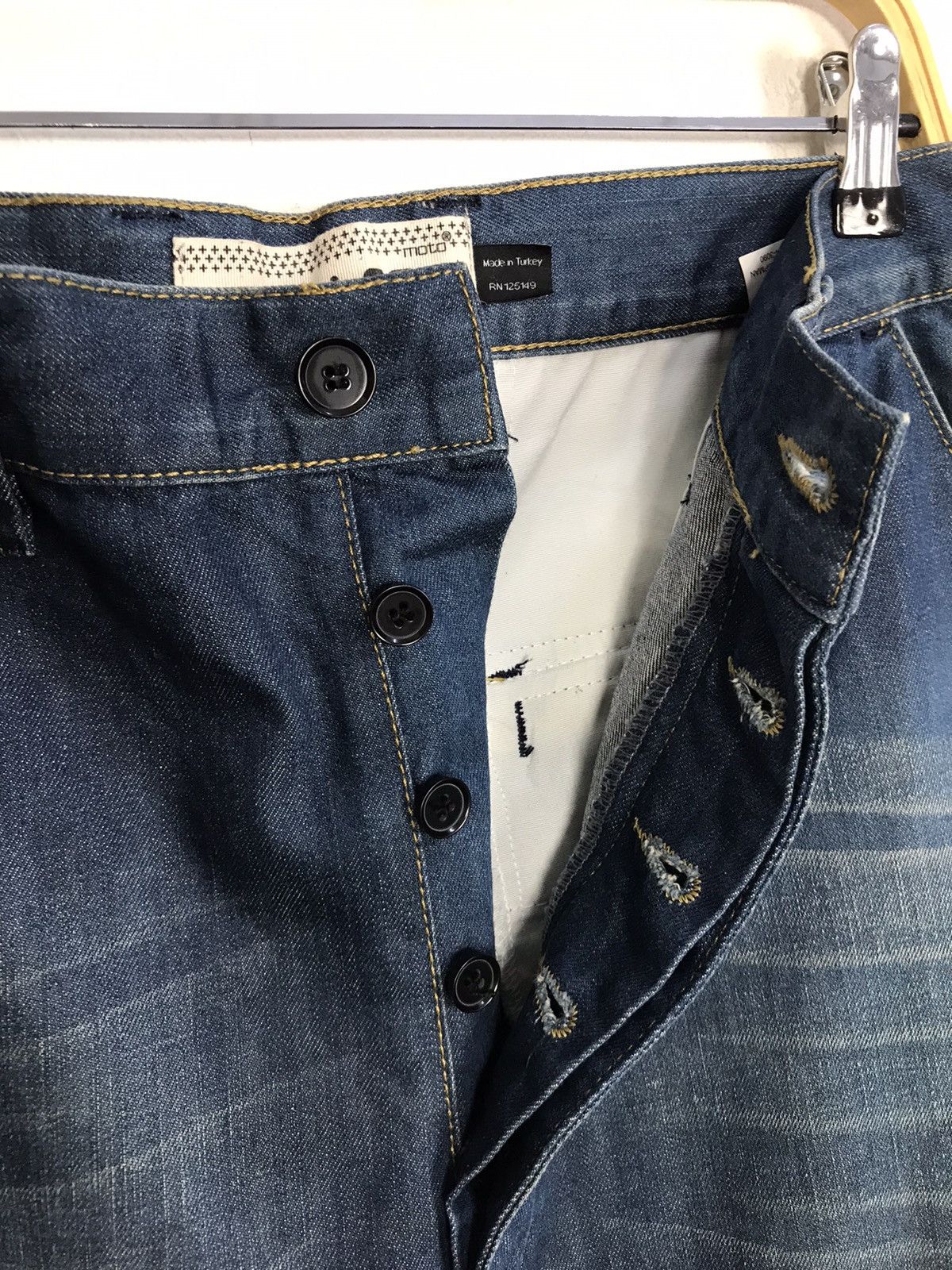 Topman × Vintage Vintage Topman Design Baggy Jeans Button Design Size US 34 / EU 50 - 9 Thumbnail