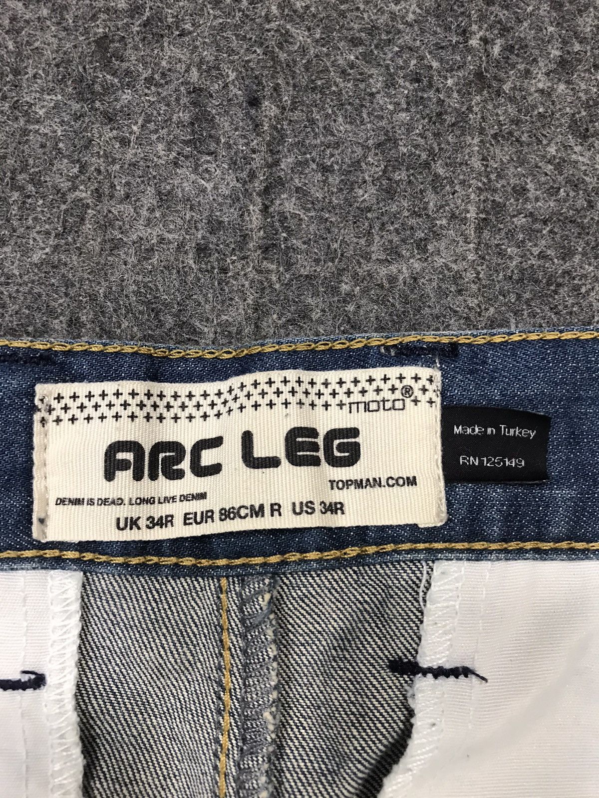 Topman × Vintage Vintage Topman Design Baggy Jeans Button Design Size US 34 / EU 50 - 12 Thumbnail