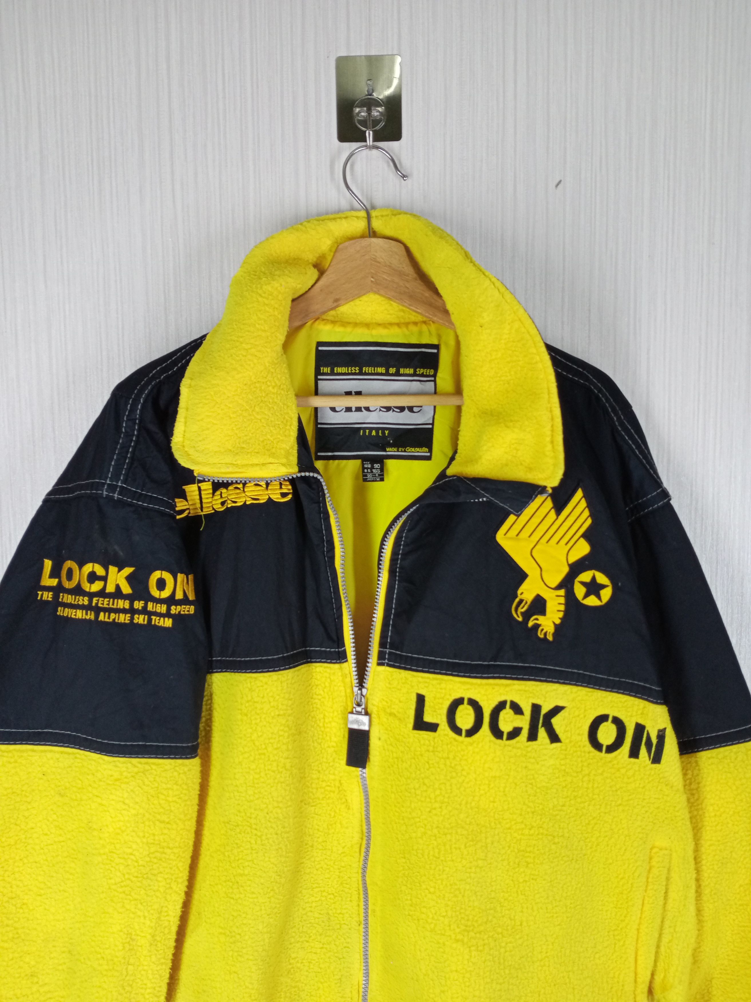 Ellesse Vintage Ellesse Italy by Golwind Lock On Fleece Jacket Size US XL / EU 56 / 4 - 7 Thumbnail