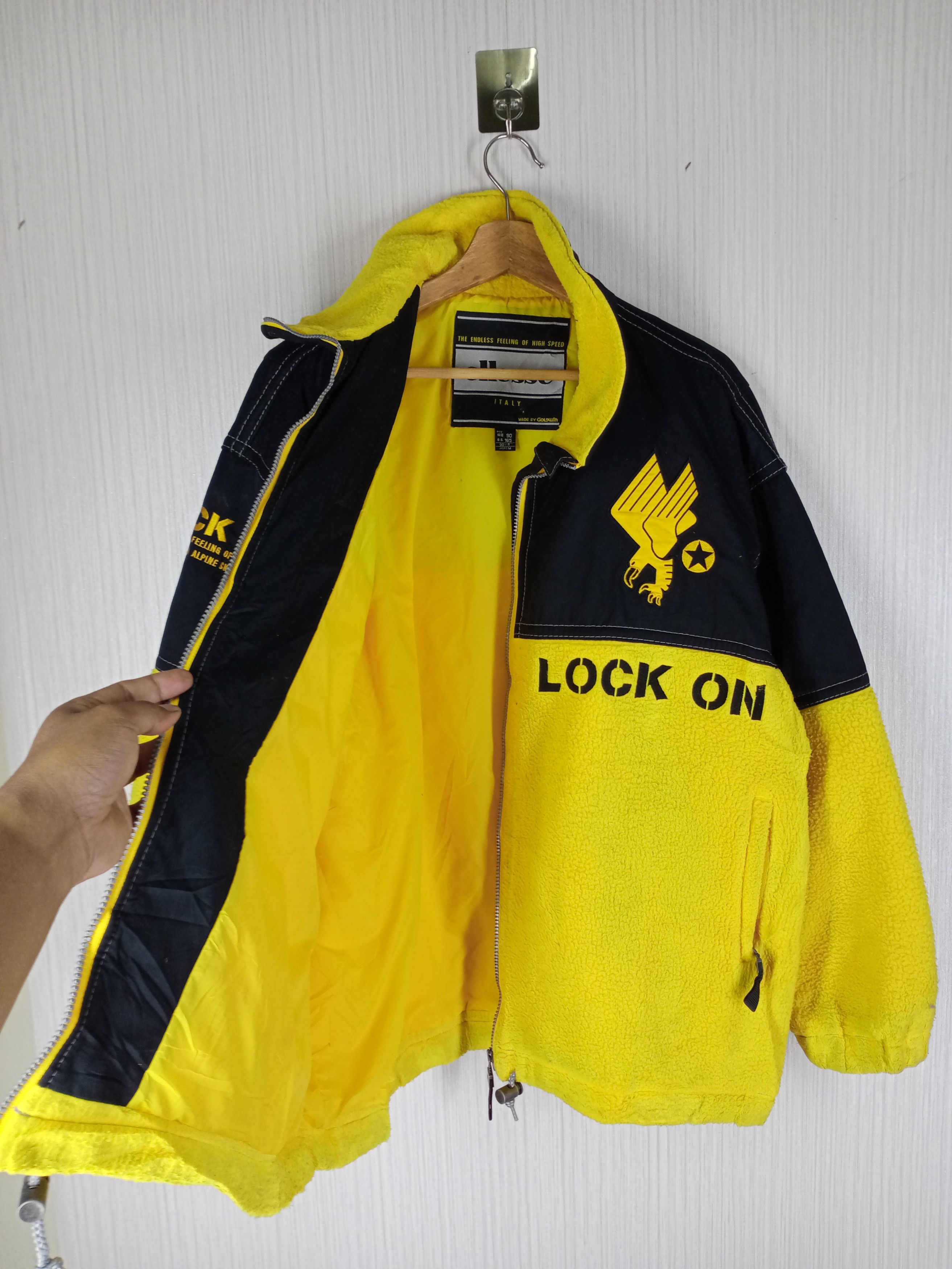 Ellesse Vintage Ellesse Italy by Golwind Lock On Fleece Jacket Size US XL / EU 56 / 4 - 5 Thumbnail