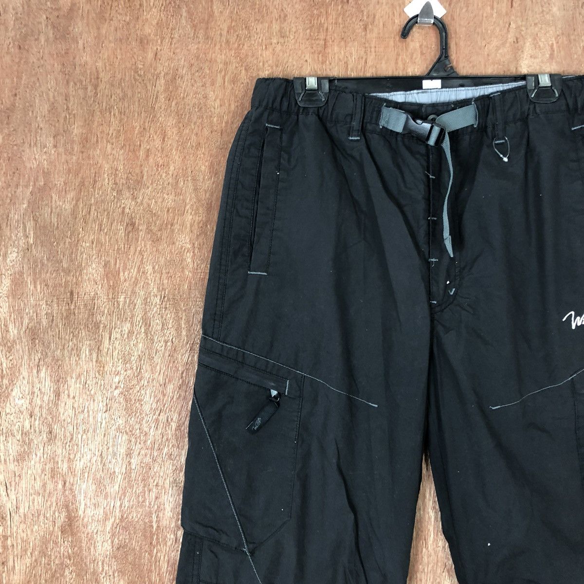 Japanese Brand D W&SB Black Multipocket hiking sportwear Pants #c1119 Size US 29 - 6 Thumbnail