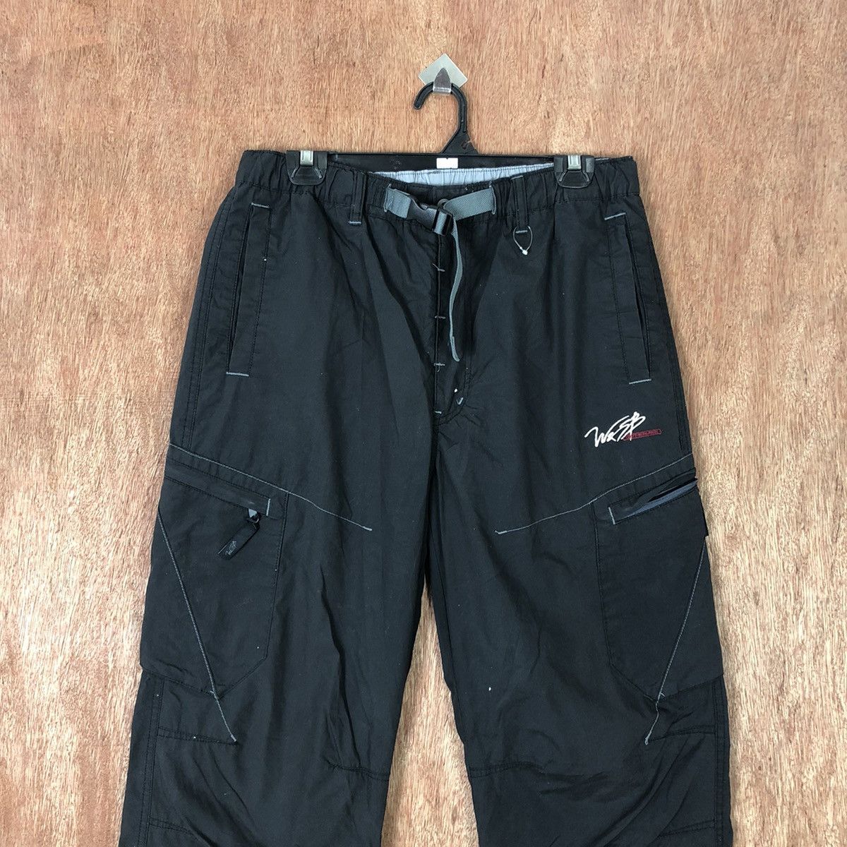 Japanese Brand D W&SB Black Multipocket hiking sportwear Pants #c1119 Size US 29 - 2 Thumbnail