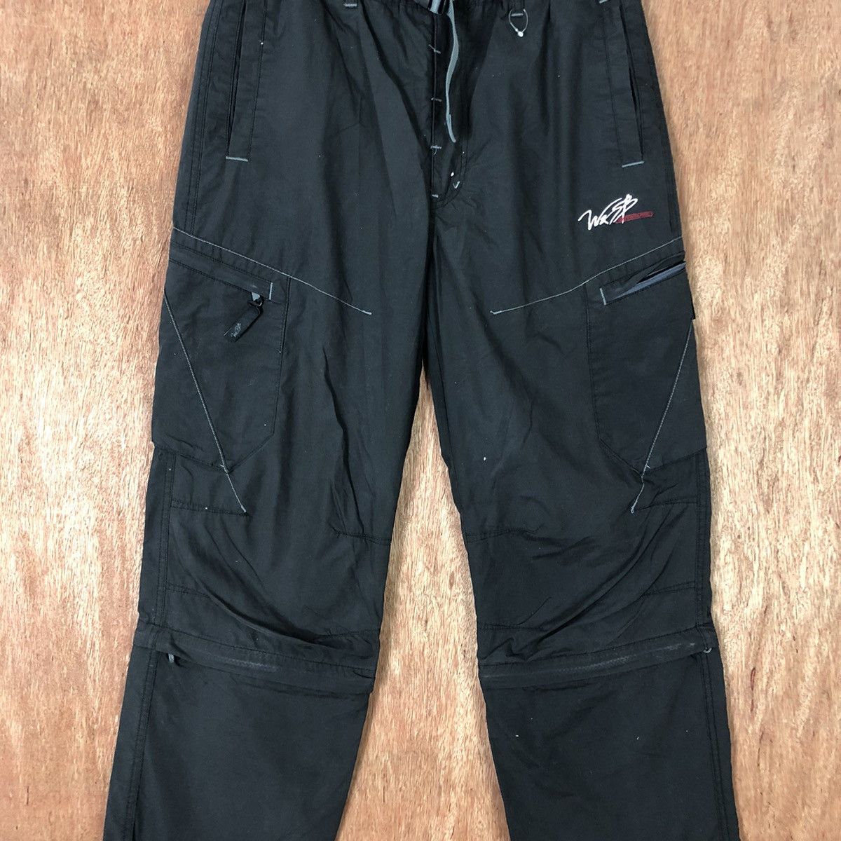 Japanese Brand D W&SB Black Multipocket hiking sportwear Pants #c1119 Size US 29 - 4 Thumbnail