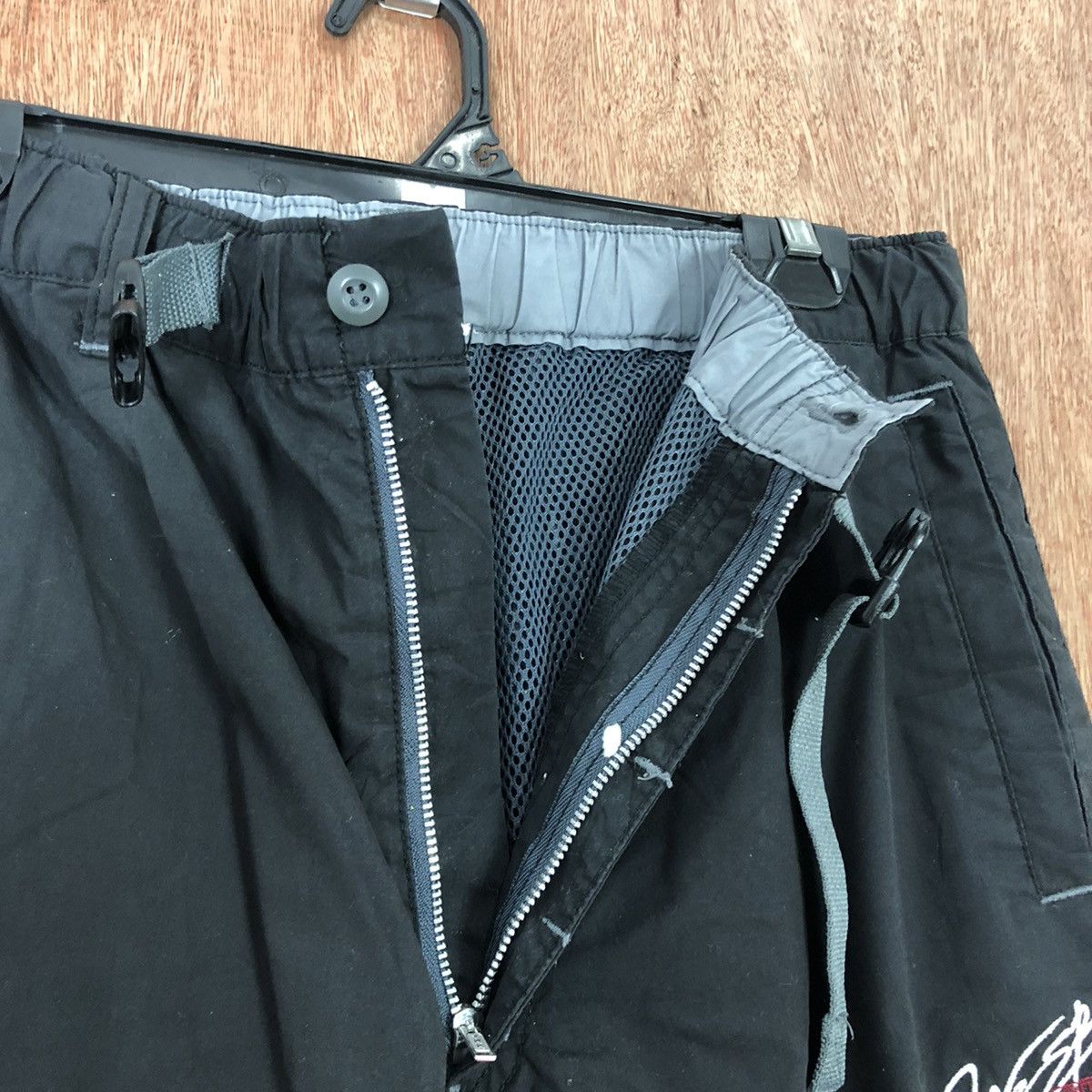 Japanese Brand D W&SB Black Multipocket hiking sportwear Pants #c1119 Size US 29 - 8 Thumbnail