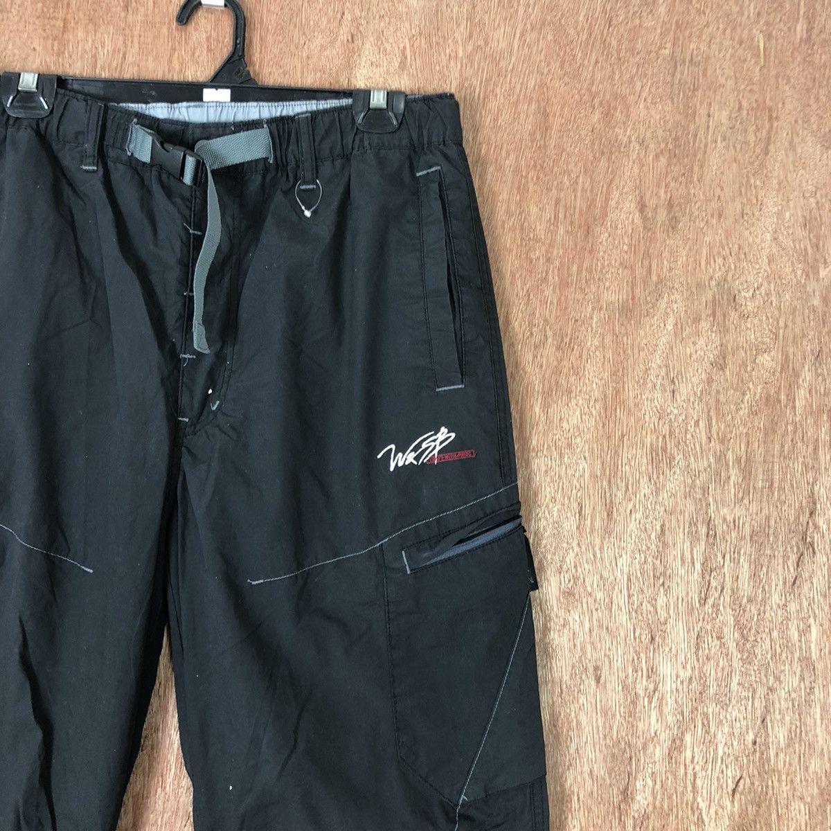 Japanese Brand D W&SB Black Multipocket hiking sportwear Pants #c1119 Size US 29 - 5 Thumbnail