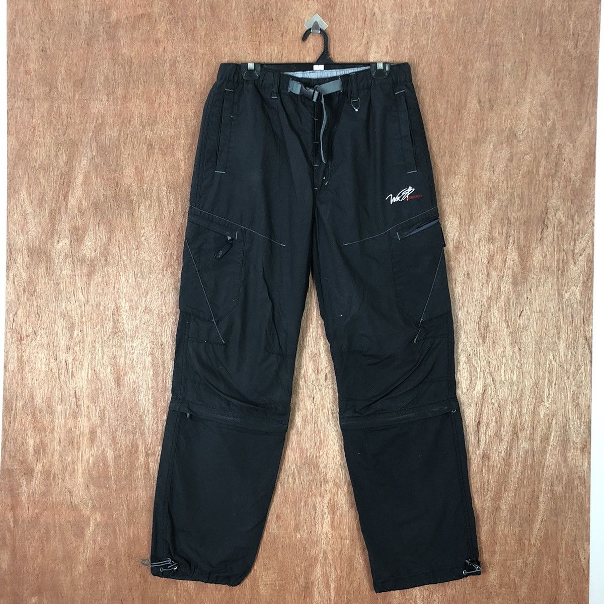 Japanese Brand D W&SB Black Multipocket hiking sportwear Pants #c1119 Size US 29 - 1 Thumbnail
