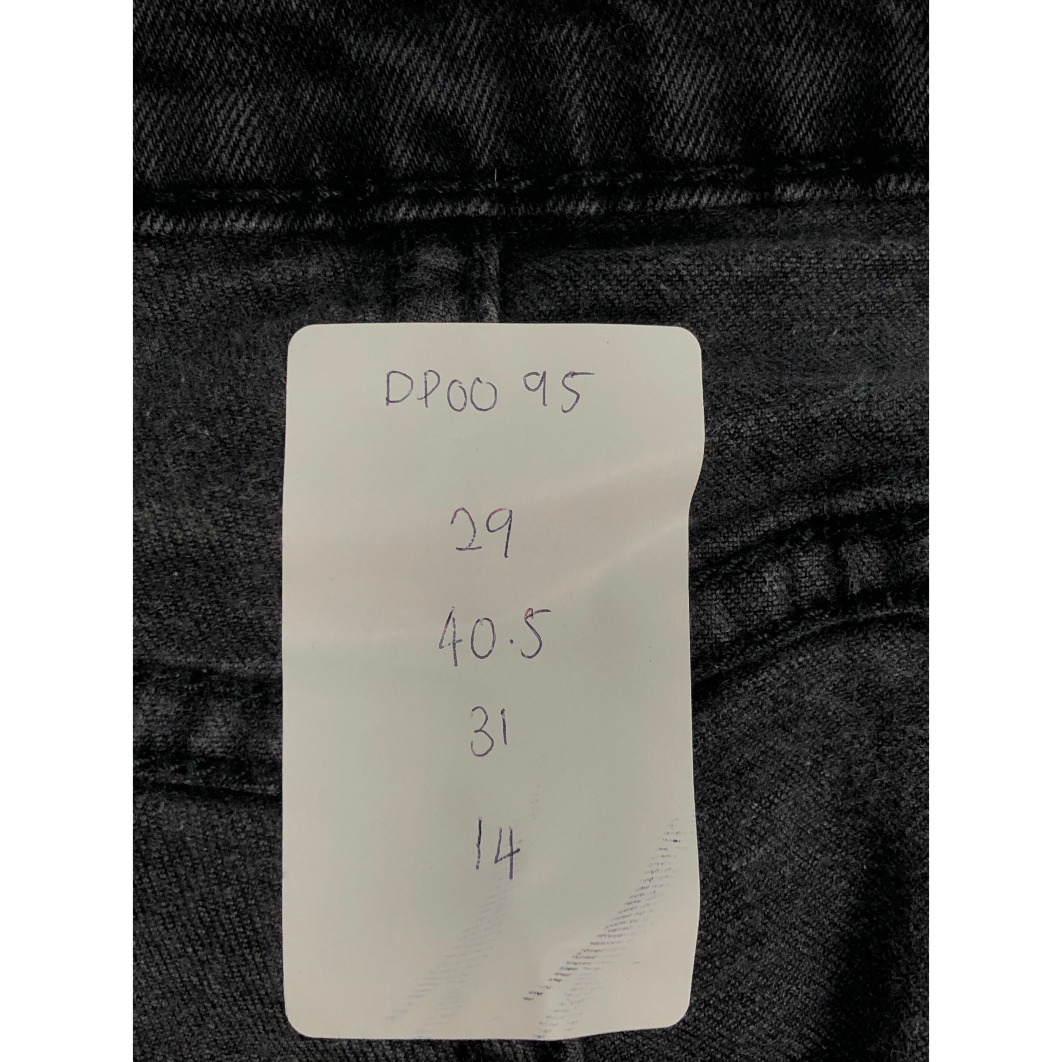 Levi's Vintage 90s Levis 514 Super Black Denim DP0095 Size US 29 - 8 Thumbnail