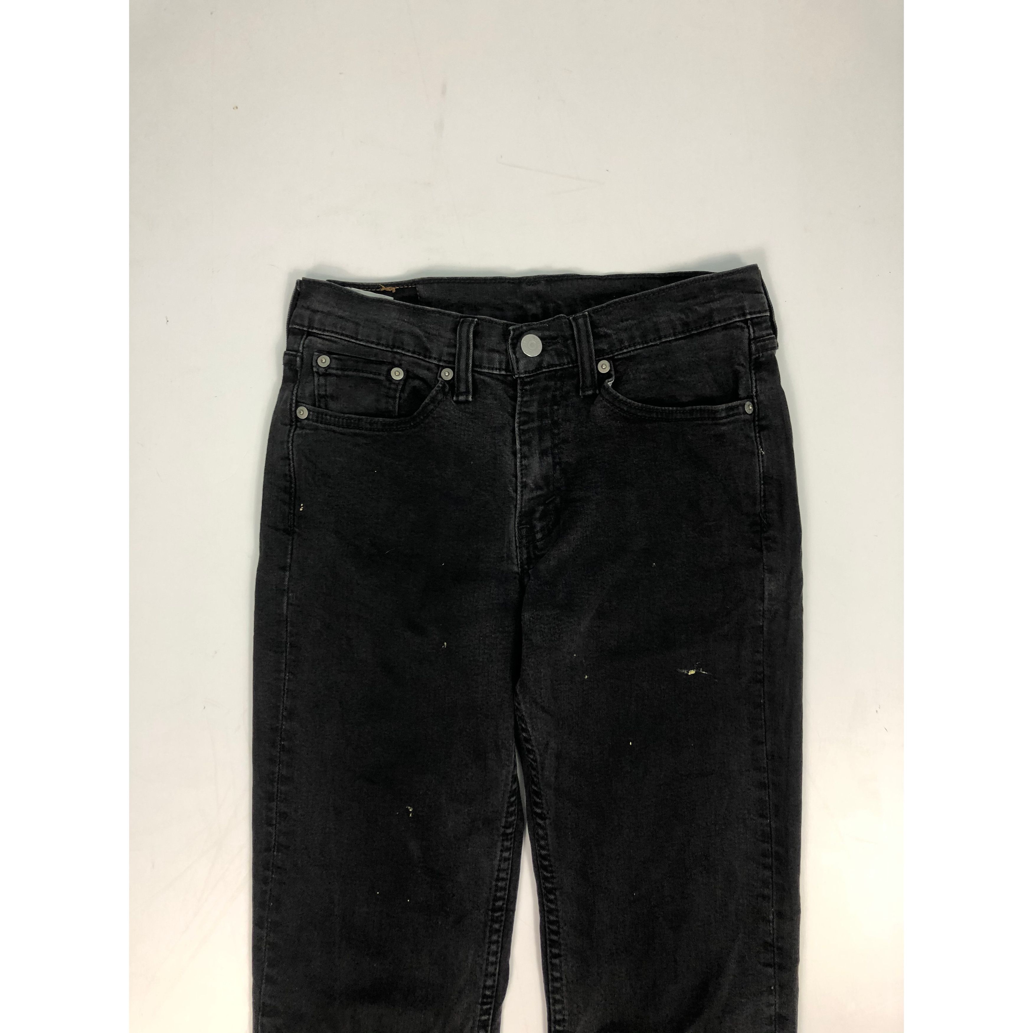 Levi's Vintage 90s Levis 514 Super Black Denim DP0095 Size US 29 - 2 Thumbnail