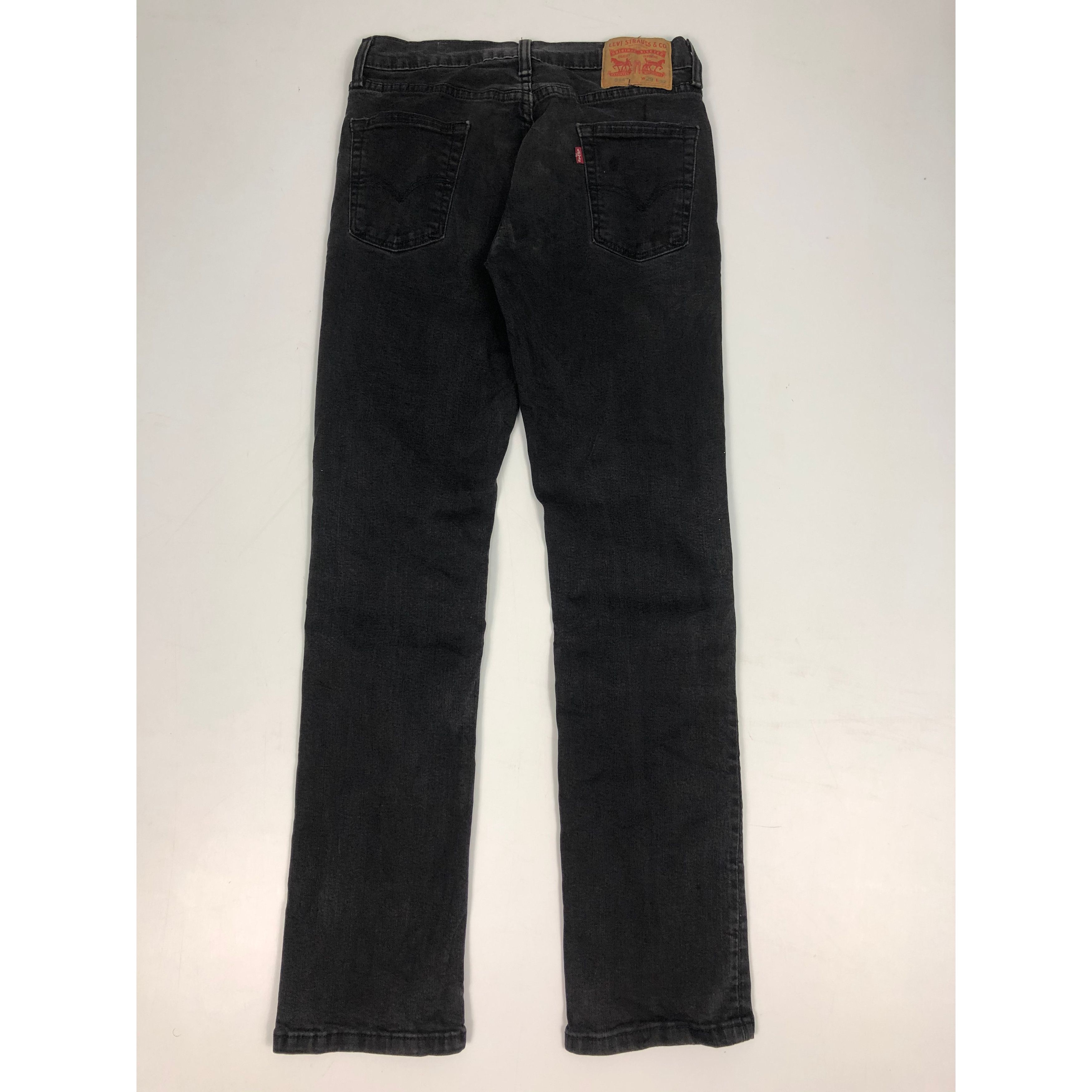 Levi's Vintage 90s Levis 514 Super Black Denim DP0095 Size US 29 - 3 Thumbnail