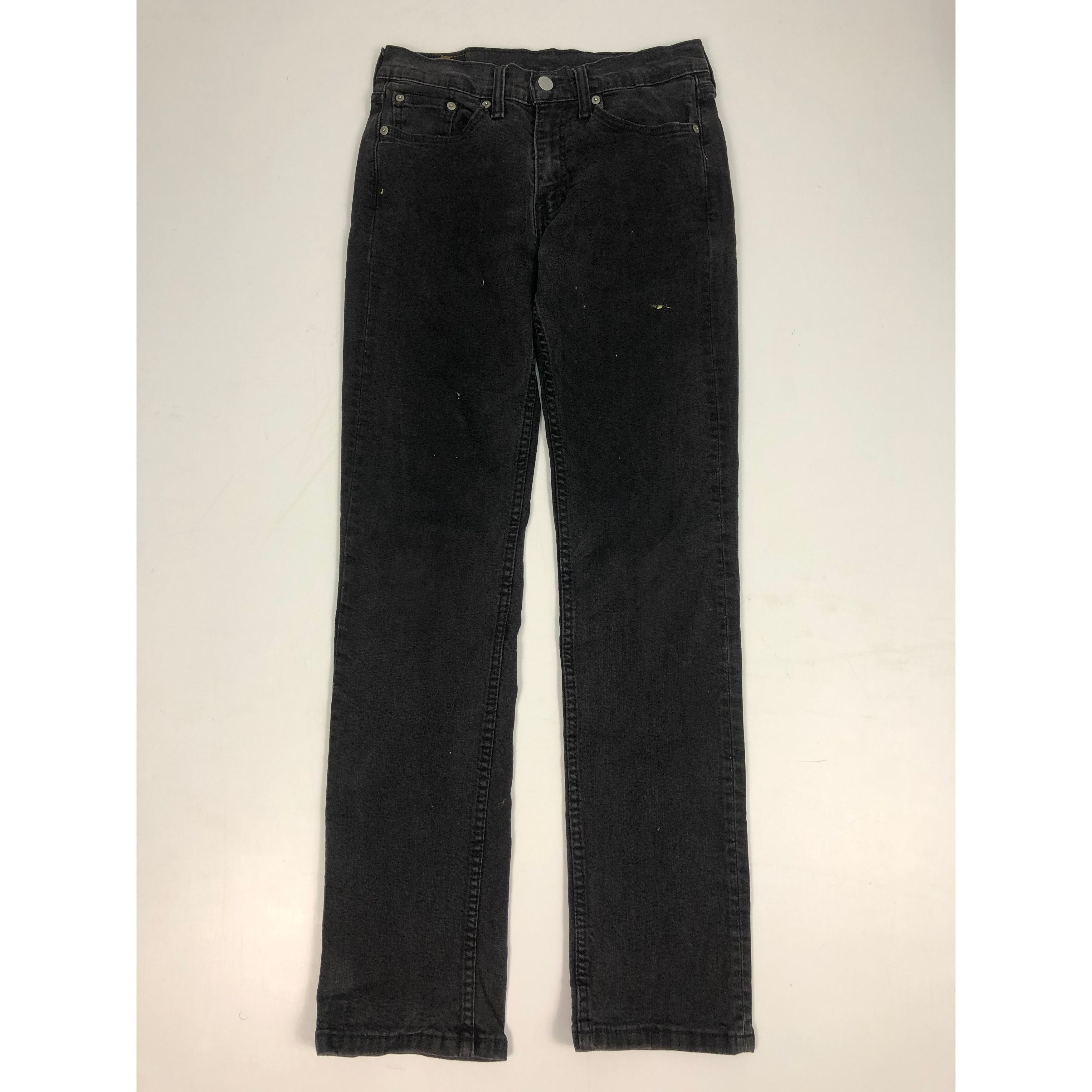Levi's Vintage 90s Levis 514 Super Black Denim DP0095 Size US 29 - 1 Thumbnail