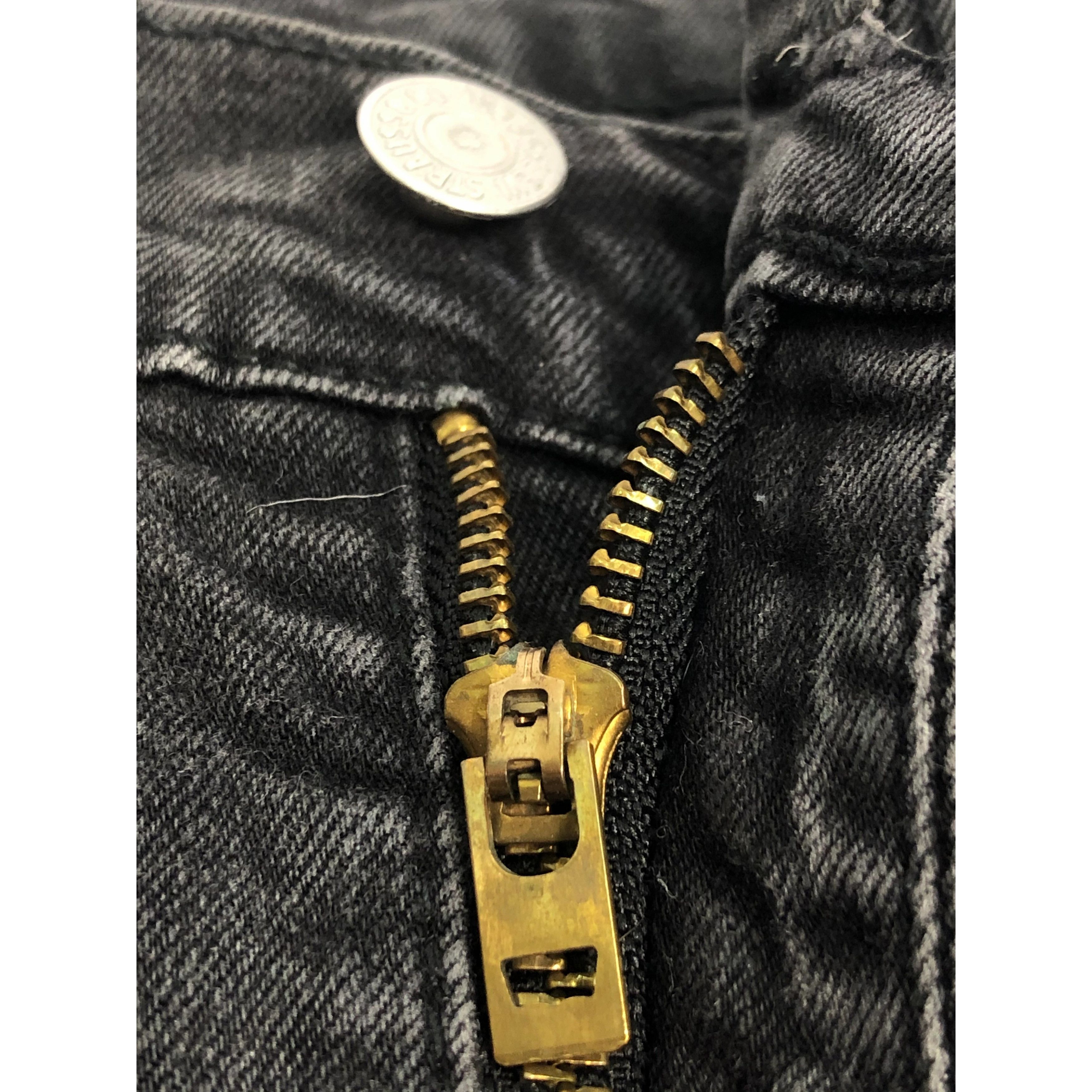 Levi's Vintage 90s Levis 514 Super Black Denim DP0095 Size US 29 - 6 Thumbnail