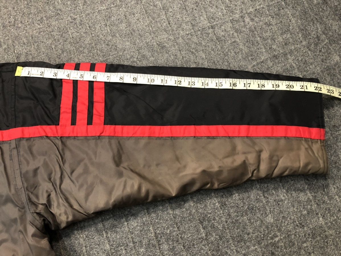 Adidas 90s Padded Adidas X Ac Milan Coach Jacket Three Stripes Size US L / EU 52-54 / 3 - 15 Thumbnail