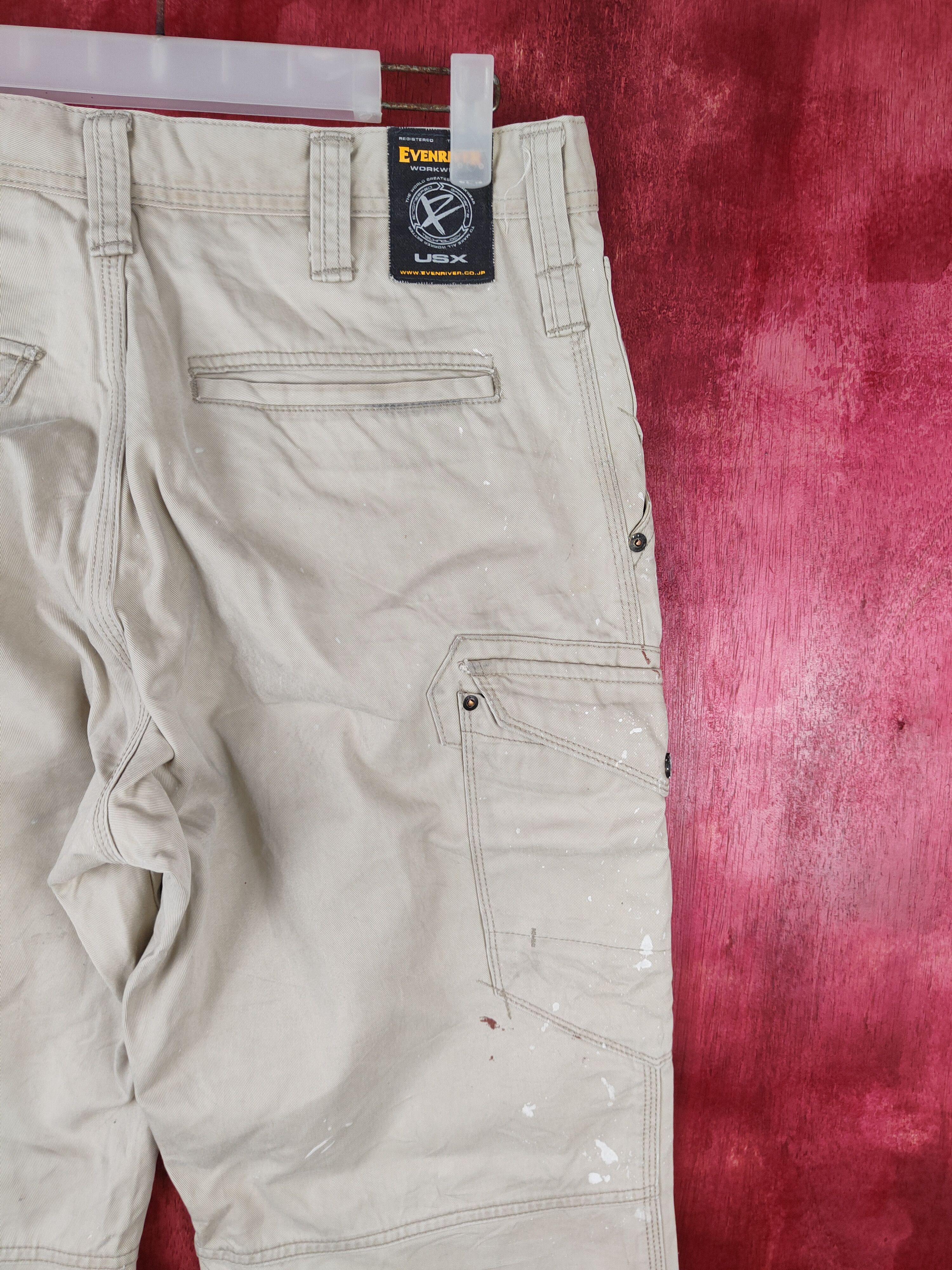 Japanese Brand × Vintage Evenriver Cream paint Multi Pocket Cargo Pants #5314 Size US 32 / EU 48 - 10 Thumbnail