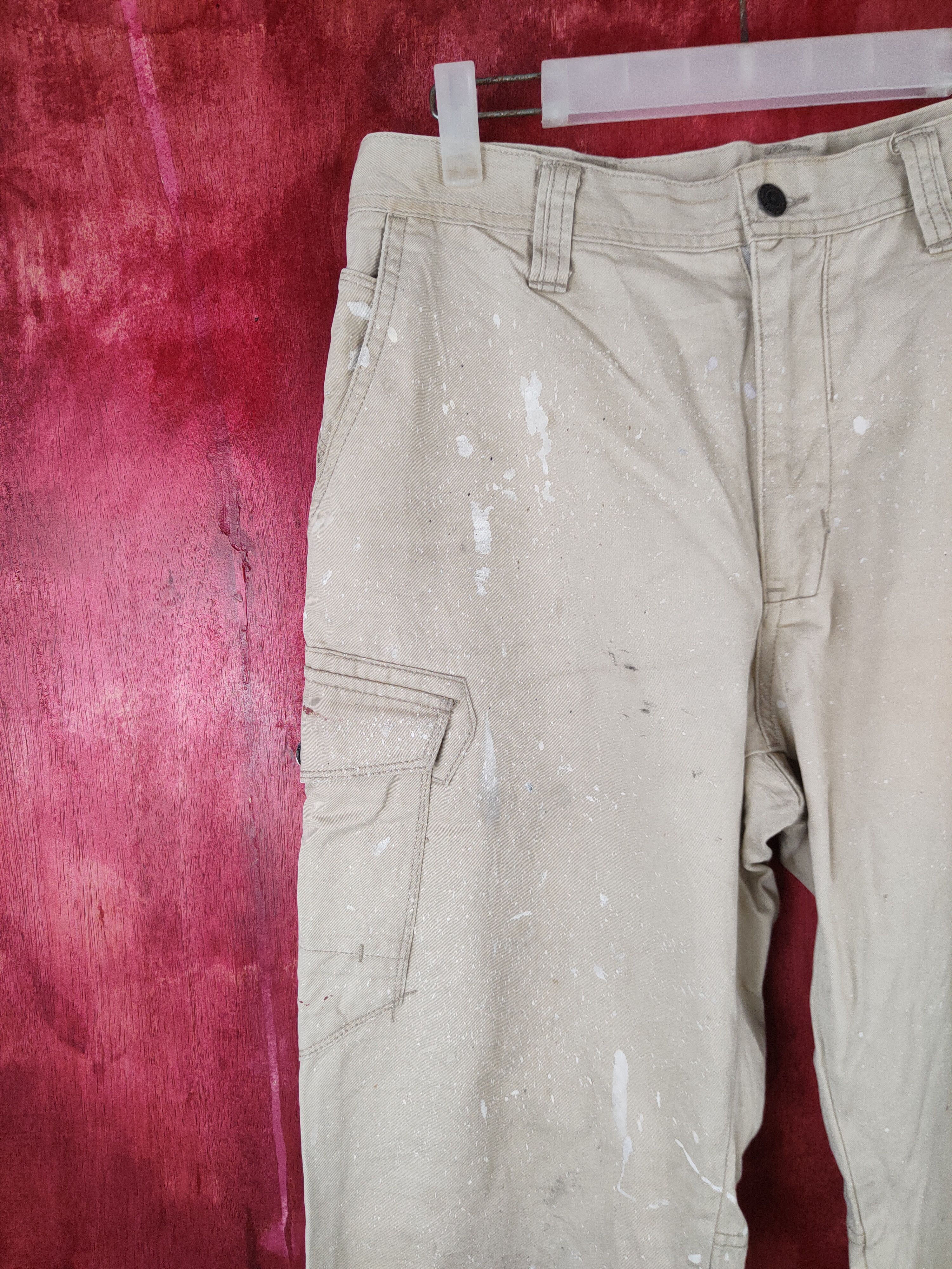 Japanese Brand × Vintage Evenriver Cream paint Multi Pocket Cargo Pants #5314 Size US 32 / EU 48 - 3 Thumbnail