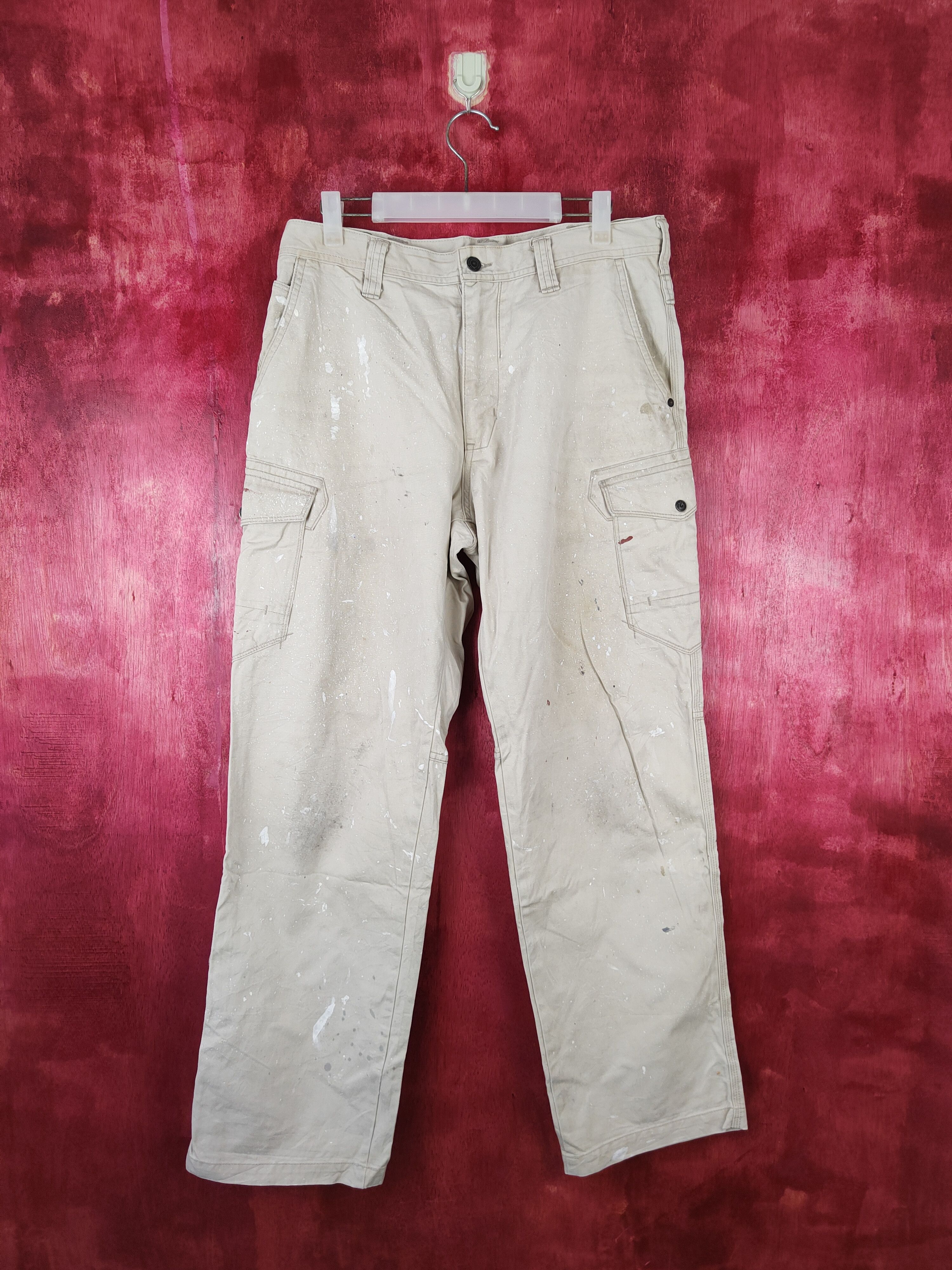 Japanese Brand × Vintage Evenriver Cream paint Multi Pocket Cargo Pants #5314 Size US 32 / EU 48 - 1 Thumbnail