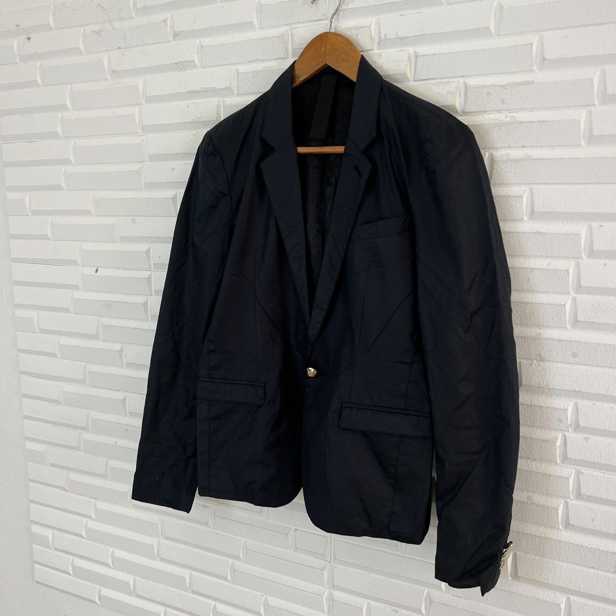 Japanese Brand DOUBLE BREAST COAT JACKET Size US M / EU 48-50 / 2 - 2 Thumbnail