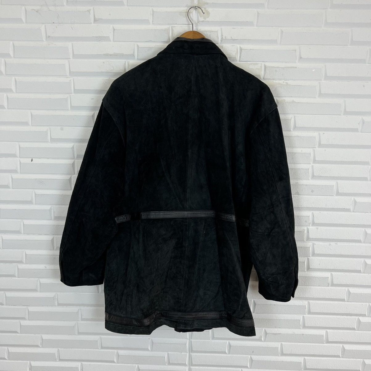 Japanese Brand MULTI POCKET CARGO LEATHER JACKET PIERUCCI ITALIAN MODE Size US S / EU 44-46 / 1 - 8 Thumbnail