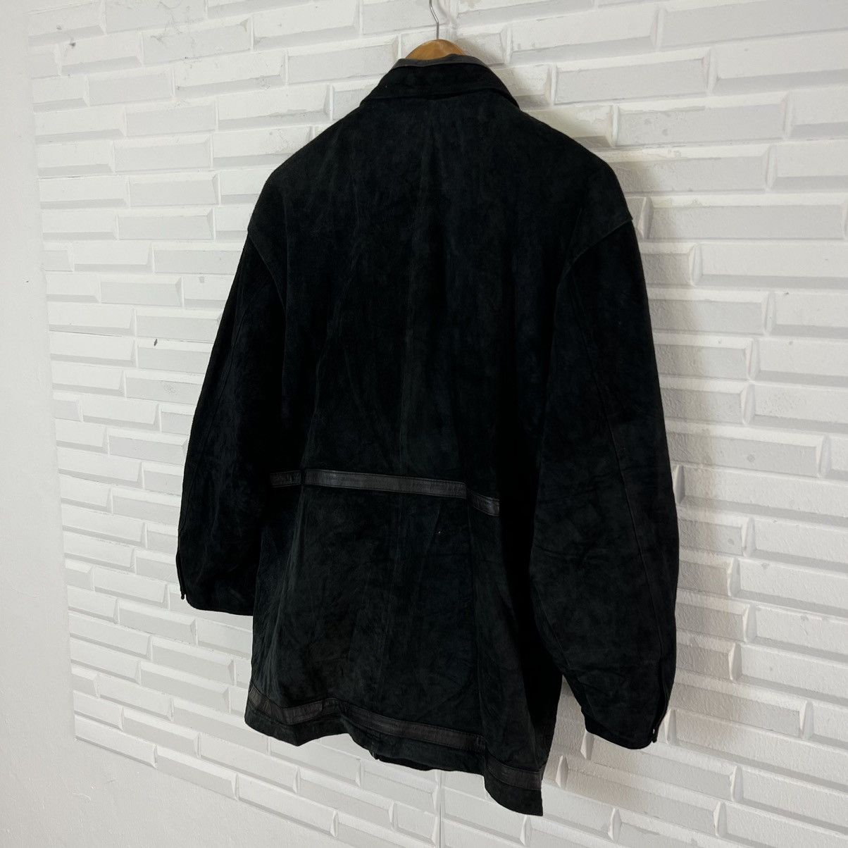 Japanese Brand MULTI POCKET CARGO LEATHER JACKET PIERUCCI ITALIAN MODE Size US S / EU 44-46 / 1 - 9 Thumbnail