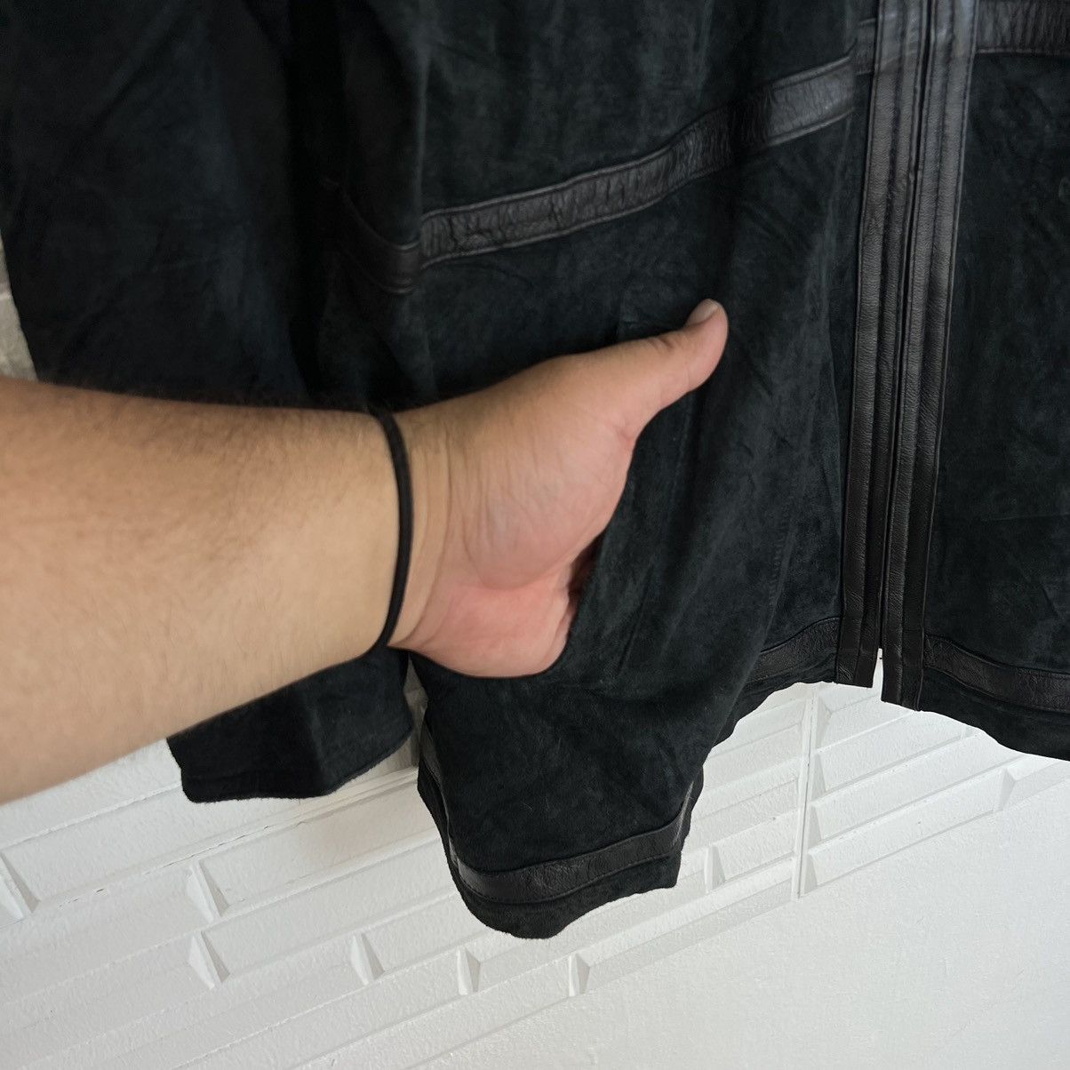 Japanese Brand MULTI POCKET CARGO LEATHER JACKET PIERUCCI ITALIAN MODE Size US S / EU 44-46 / 1 - 5 Thumbnail
