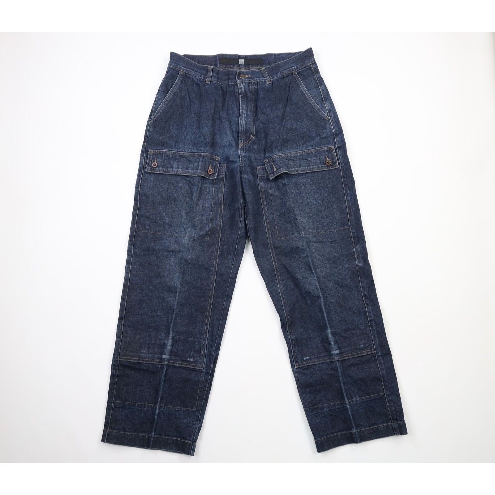 image of 90's Marithe Francois Girbaud Baggy Jeans in Blue, Men's (Size 36)
