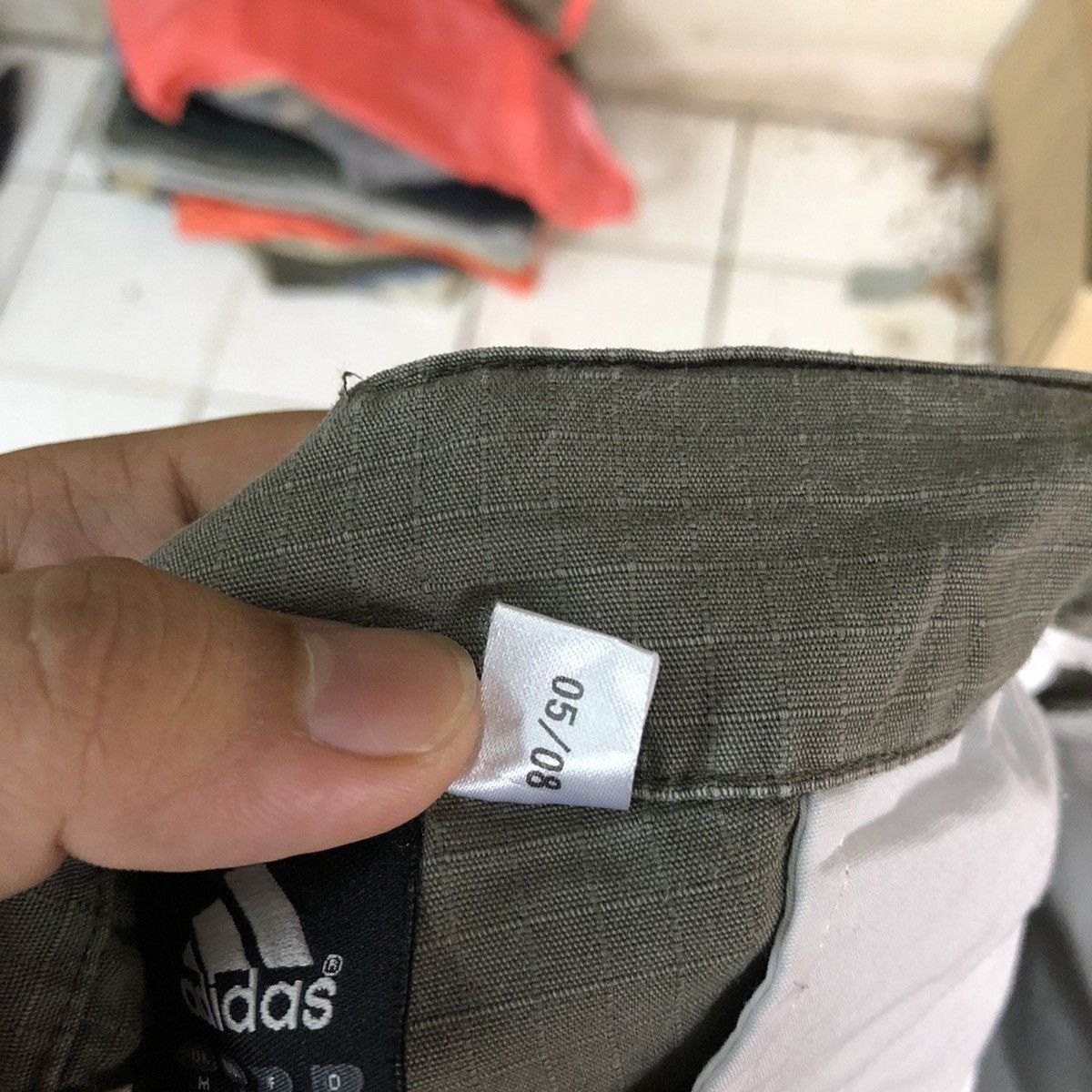 Adidas Adidas multipocket tactical Green Cargo Pants #3345 Size US 35 - 19 Thumbnail
