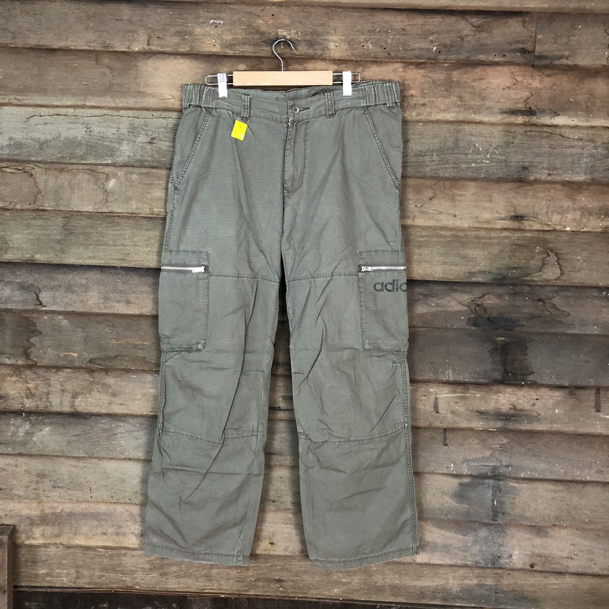 Adidas Adidas multipocket tactical Green Cargo Pants #3345 Size US 35 - 1 Thumbnail