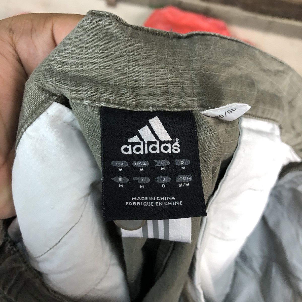 Adidas Adidas multipocket tactical Green Cargo Pants #3345 Size US 35 - 15 Thumbnail