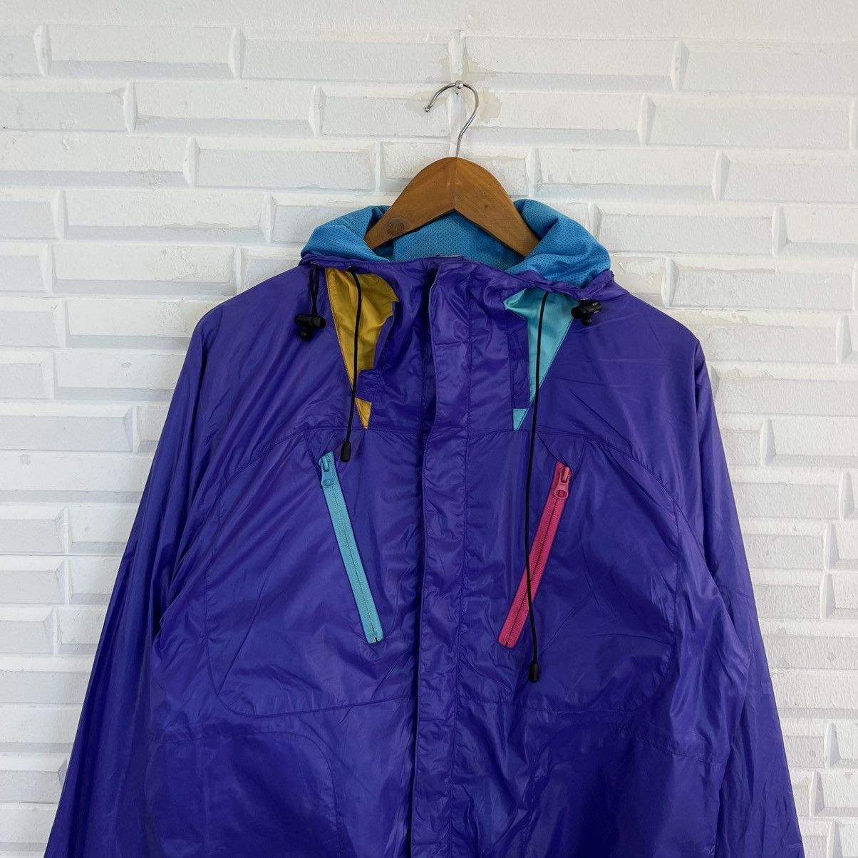 Art Comes First TRITONE COLOURFULL WINDBREAKER HOODIE JACKET RIMASTER Size US M / EU 48-50 / 2 - 3 Thumbnail