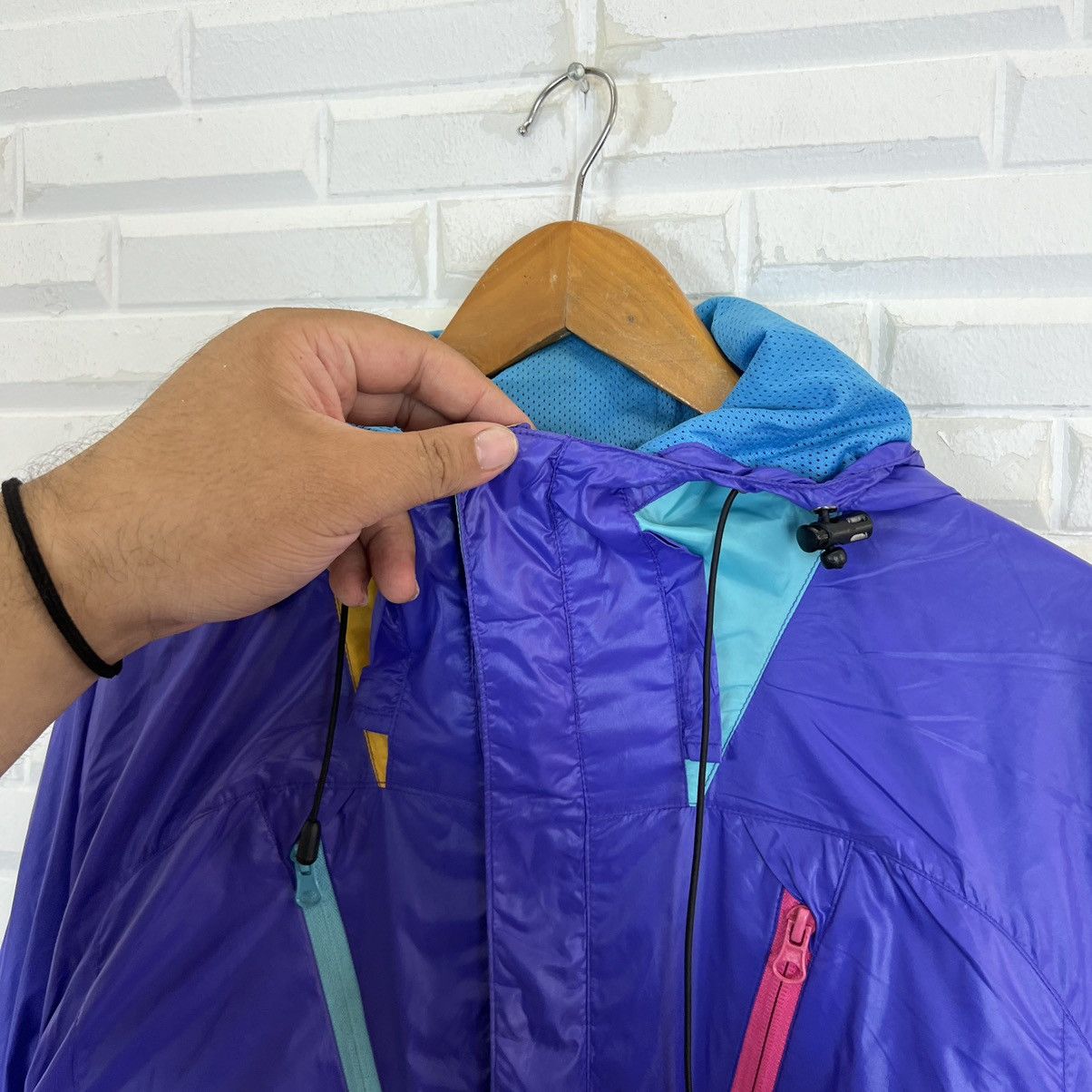 Art Comes First TRITONE COLOURFULL WINDBREAKER HOODIE JACKET RIMASTER Size US M / EU 48-50 / 2 - 9 Thumbnail