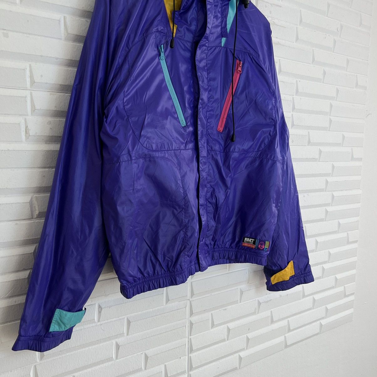 Art Comes First TRITONE COLOURFULL WINDBREAKER HOODIE JACKET RIMASTER Size US M / EU 48-50 / 2 - 4 Thumbnail