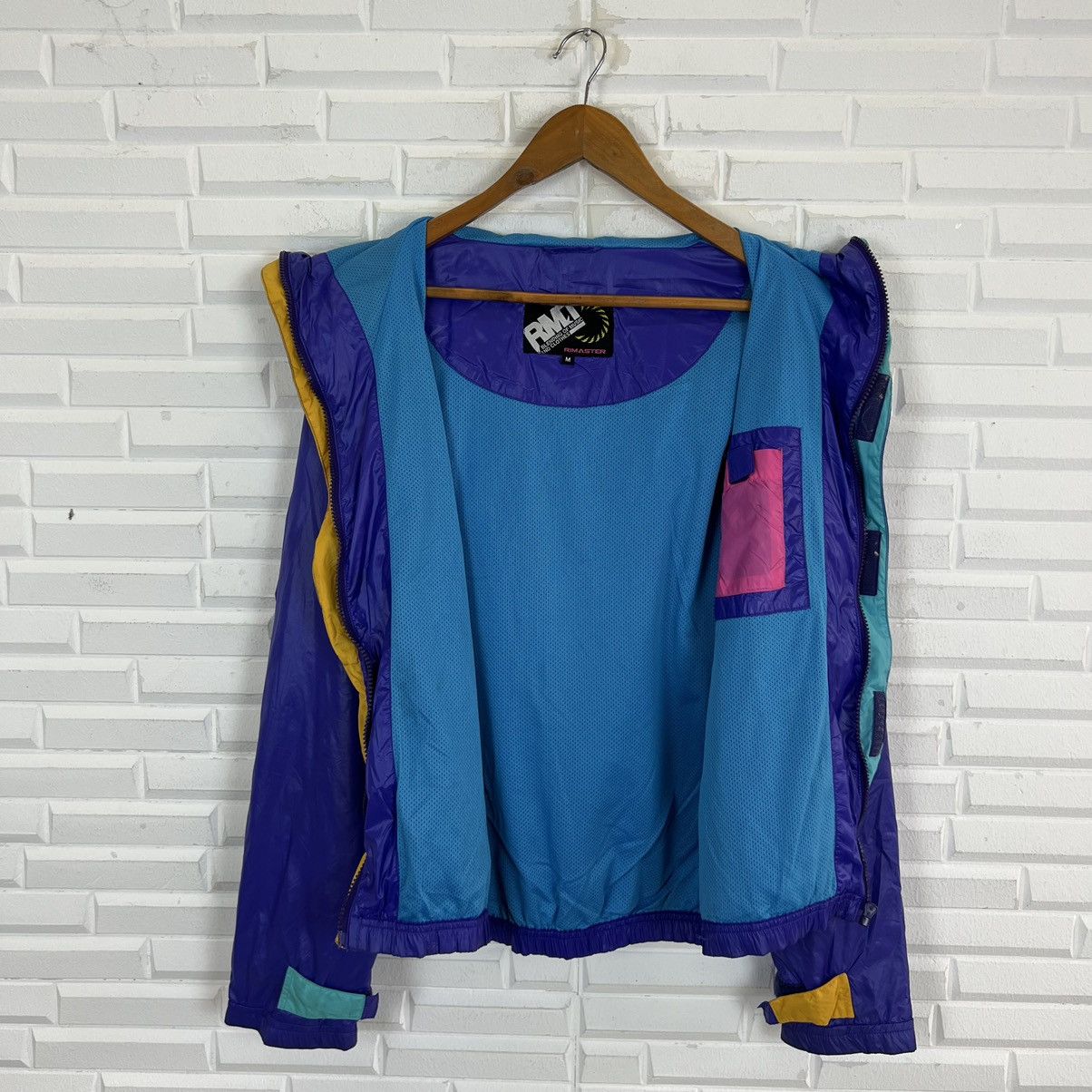 Art Comes First TRITONE COLOURFULL WINDBREAKER HOODIE JACKET RIMASTER Size US M / EU 48-50 / 2 - 13 Thumbnail