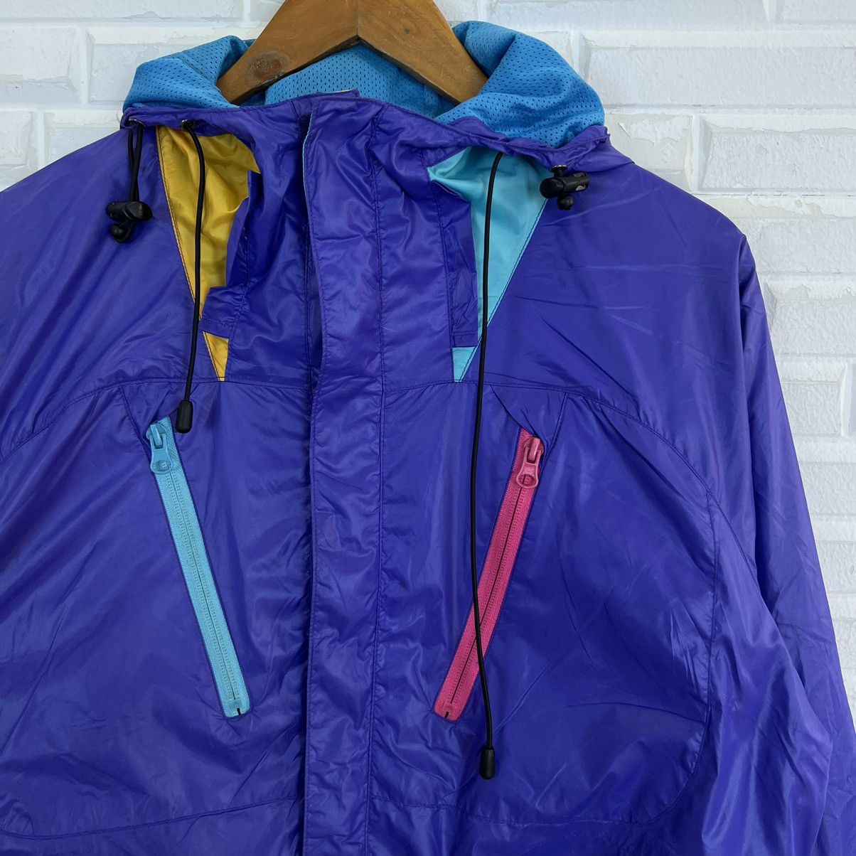 Art Comes First TRITONE COLOURFULL WINDBREAKER HOODIE JACKET RIMASTER Size US M / EU 48-50 / 2 - 6 Thumbnail