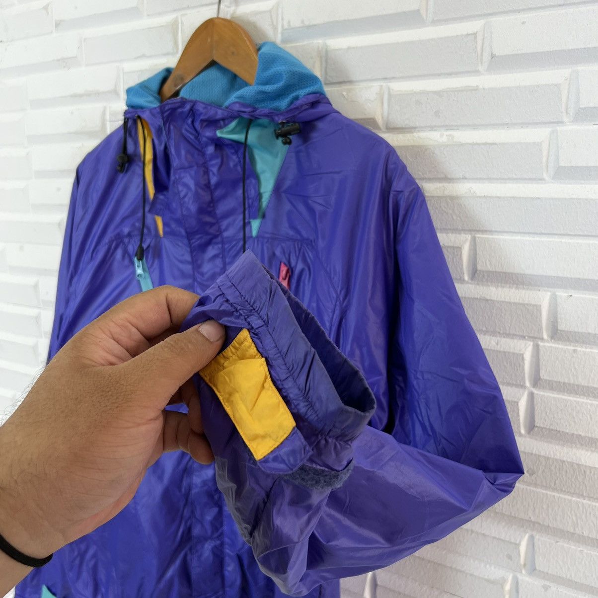 Art Comes First TRITONE COLOURFULL WINDBREAKER HOODIE JACKET RIMASTER Size US M / EU 48-50 / 2 - 7 Thumbnail